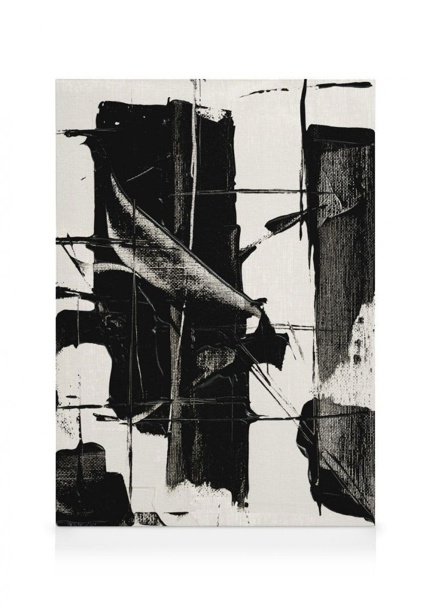Canvas Prints Dramatic Black Canvas print (50x70 cm)