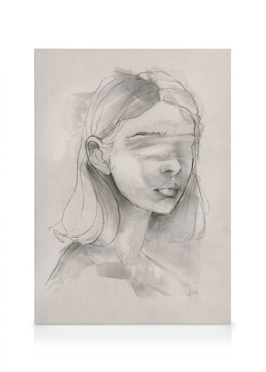 Canvas Prints Blindfolded No2 Canvas print (30x40 cm)