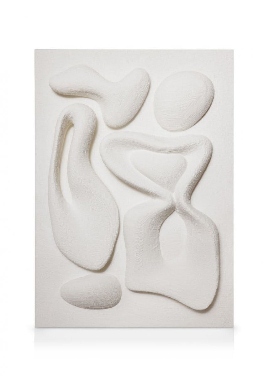 Obrazy na płótnie Organic Shapes Texture Obraz na płótnie (50x70 cm - Czarna ramka)