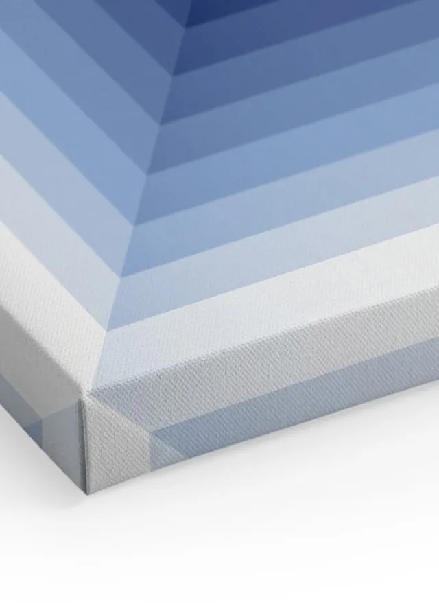 Blue Levels Canvas print