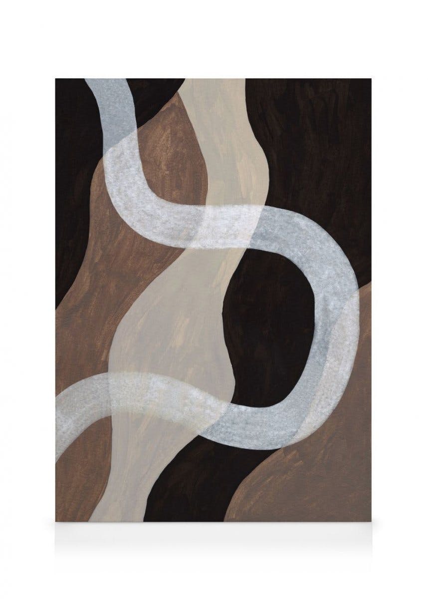 Canvas Prints Dark Abstract Canvas print (50x70 cm)