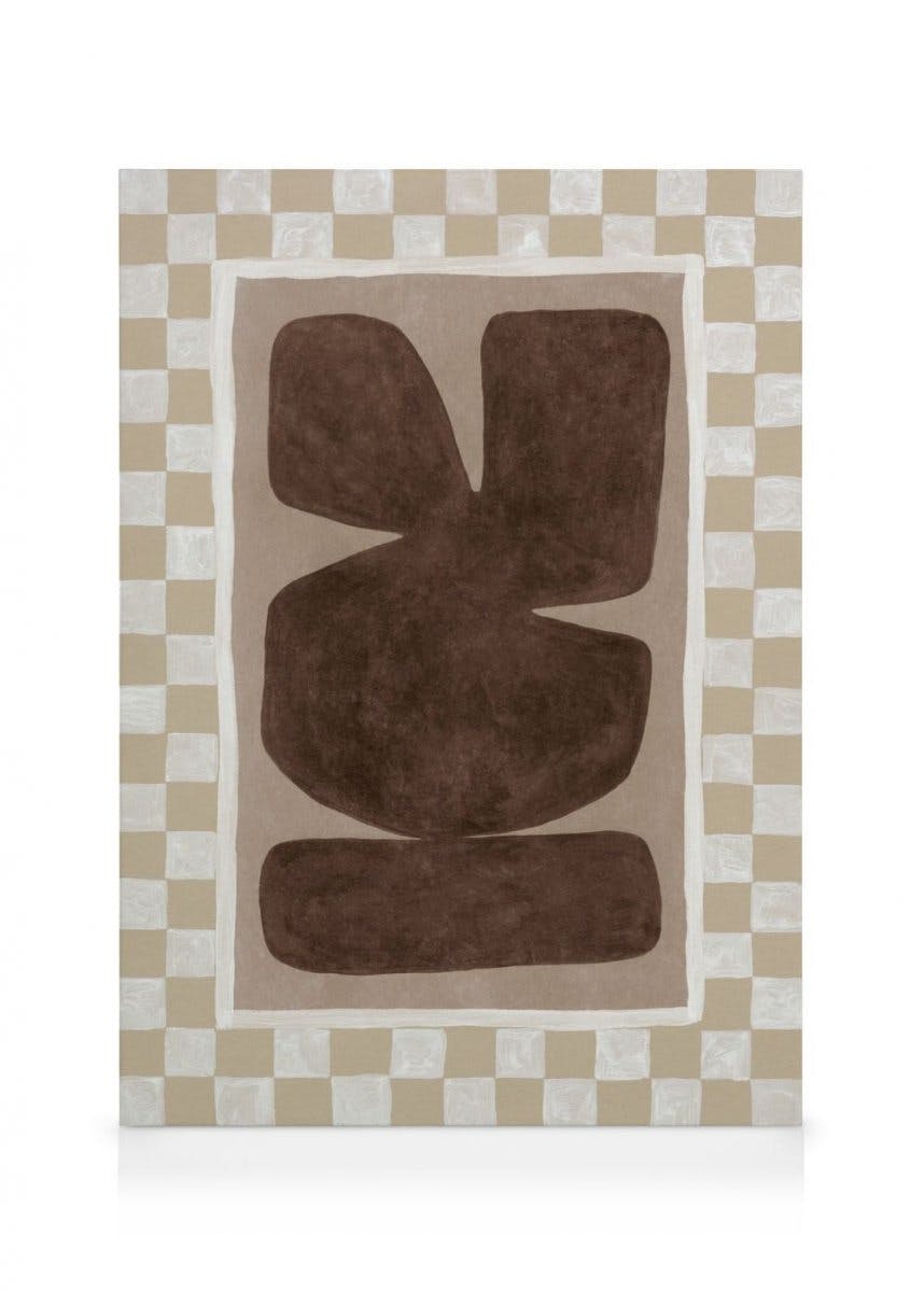 Canvas Prints Checkered Abstract Canvas print (50x70 cm)