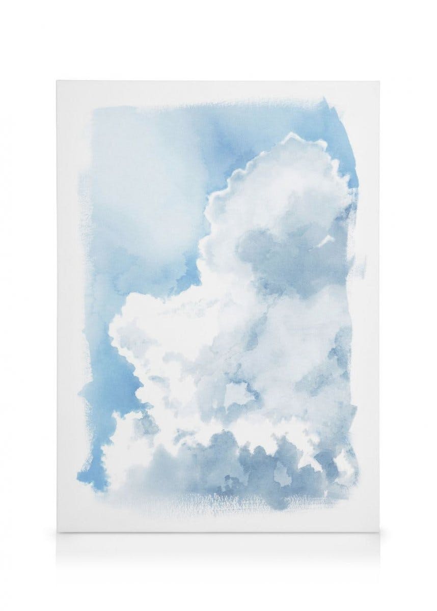 Canvas Prints Up in the Clouds Canvas print (50x70 cm - Black Frame)