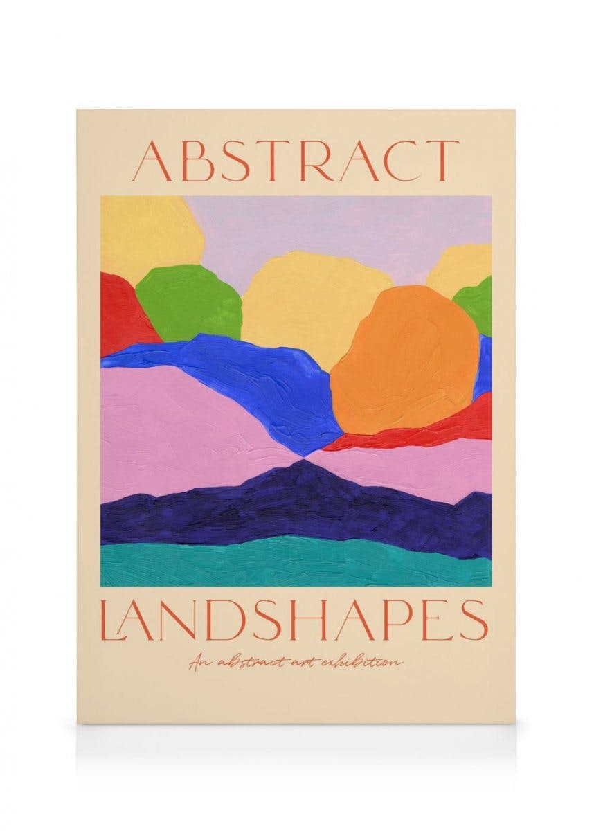 Canvas Prints Abstract Landshapes Canvas print (50x70 cm)