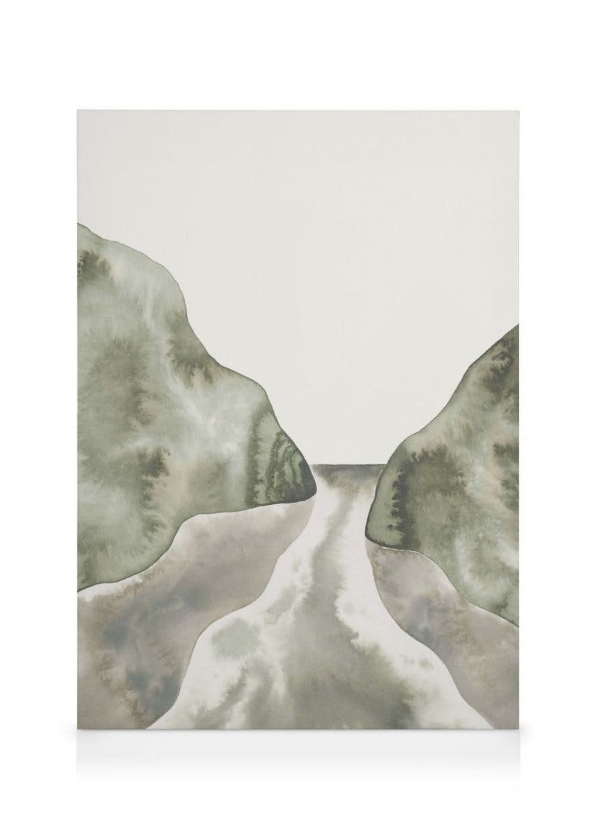 Canvas Schilderijen Peaceful Landscape Canvas (50x70 cm)