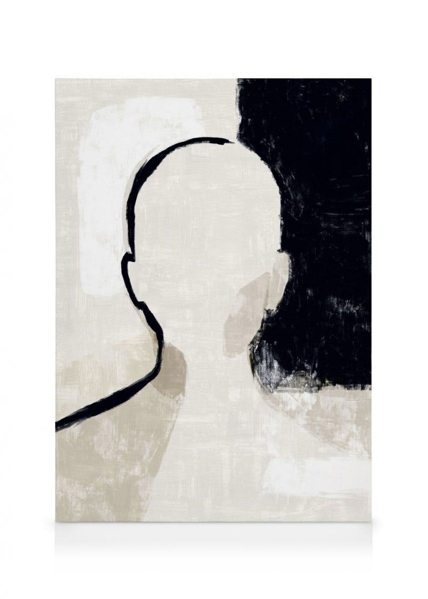 Obrazy na płótnie Painted Anonymous Obraz na płótnie (50x70 cm - Czarna ramka)