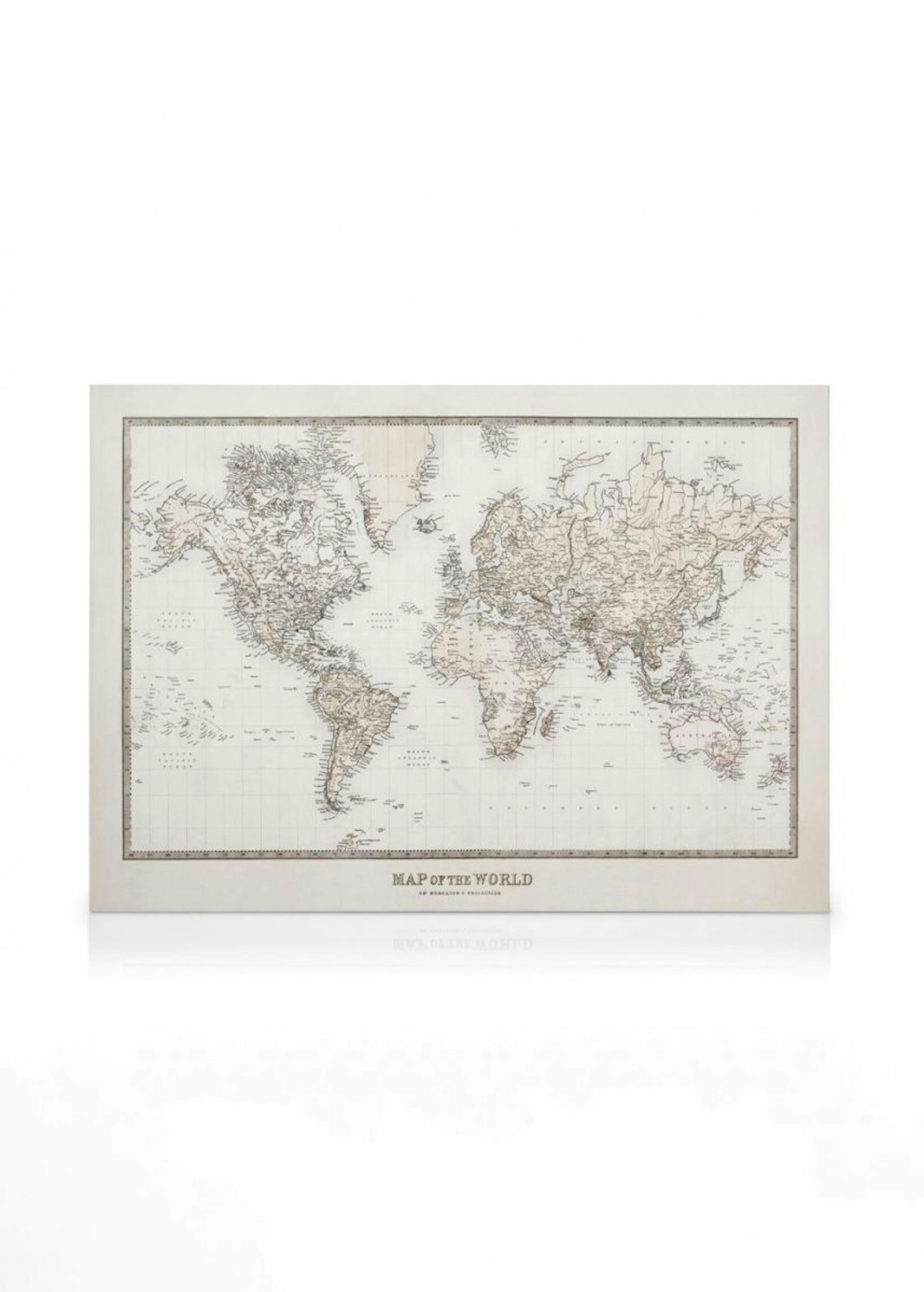 Map of the World Lienzo 0