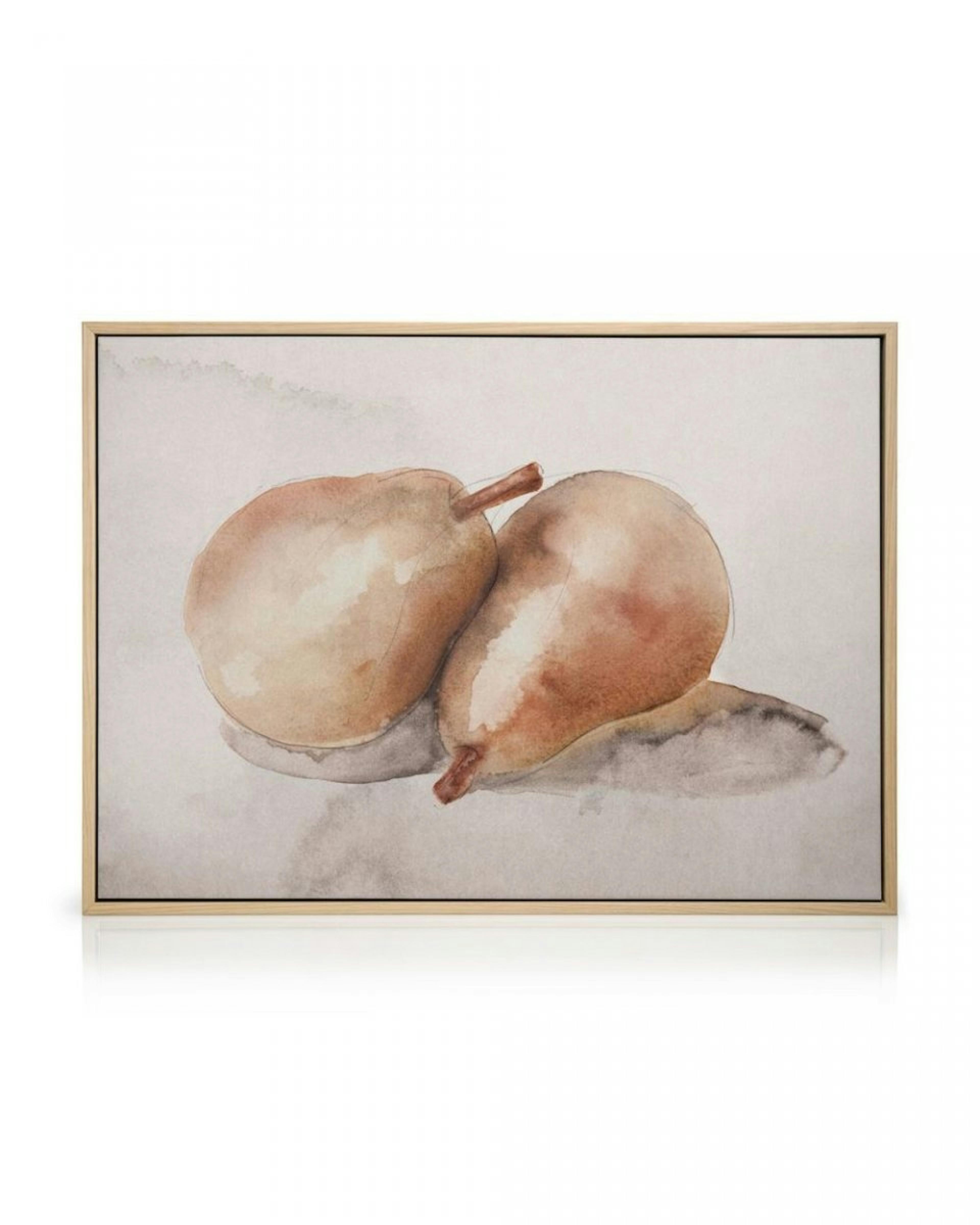 Pear Couple Canvas