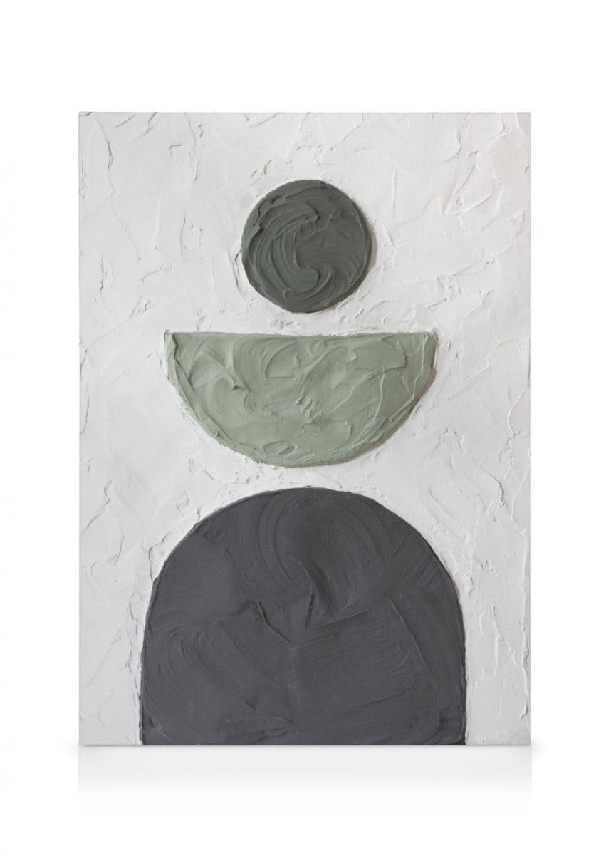 Canvas Prints Balance in Green Canvas print (30x40 cm)