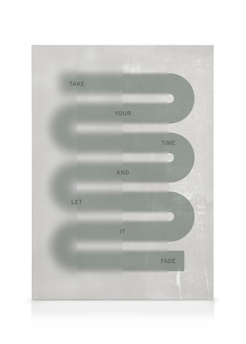 Canvas Prints Let it Fade Canvas print (30x40 cm - Black Frame)