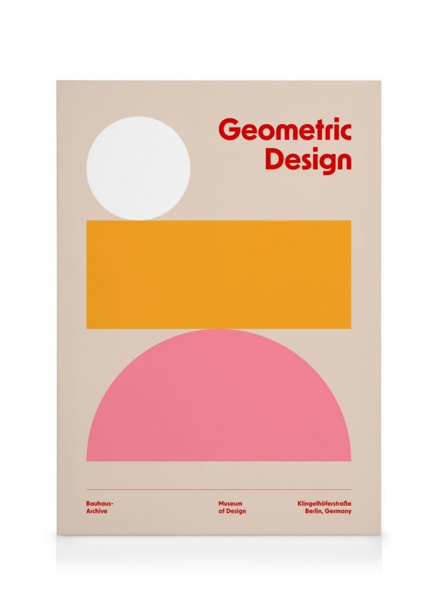 Canvas Prints Geometric Design Canvas print (30x40 cm - Oak Frame)