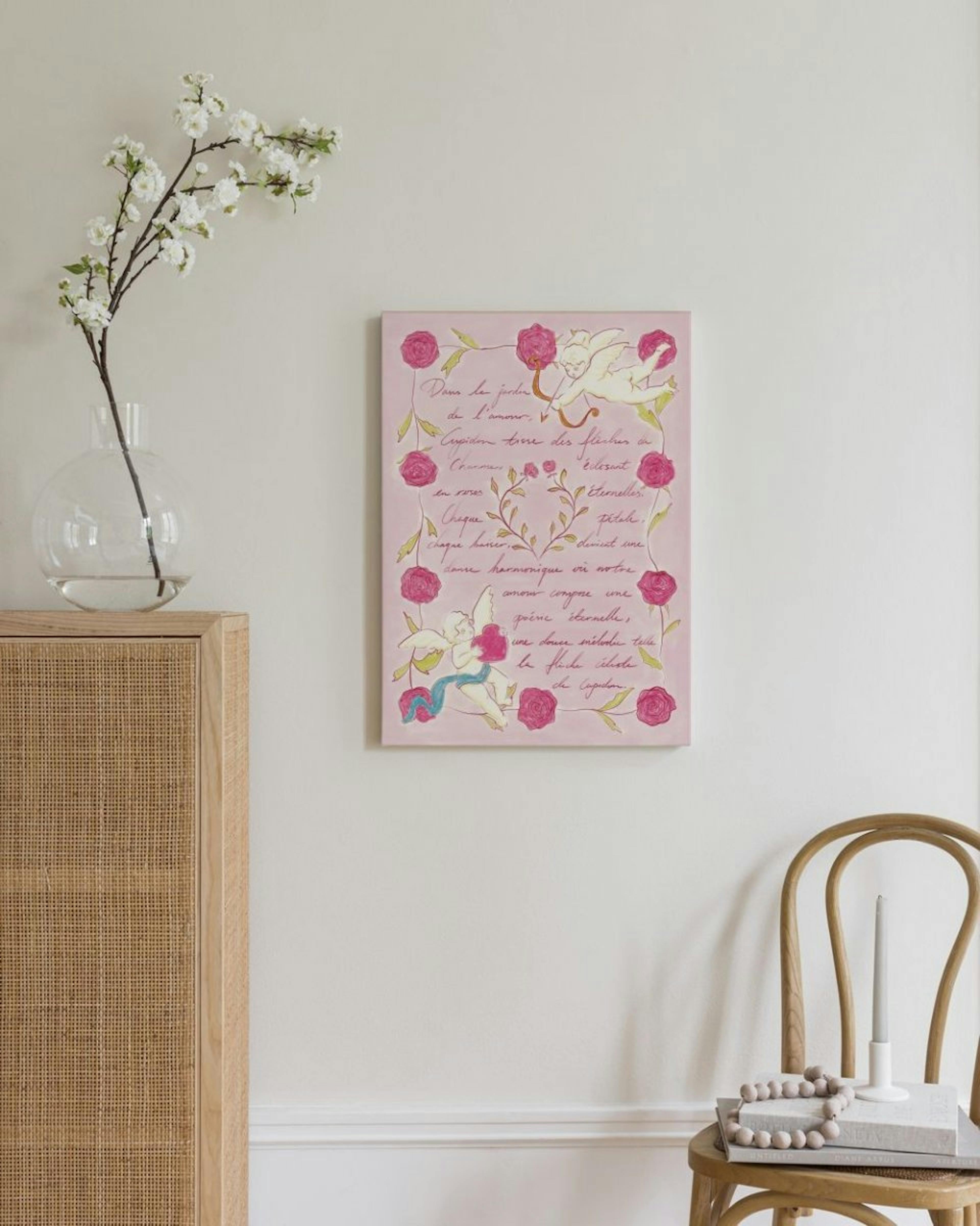 Cupid’s Love Letter Canvas print