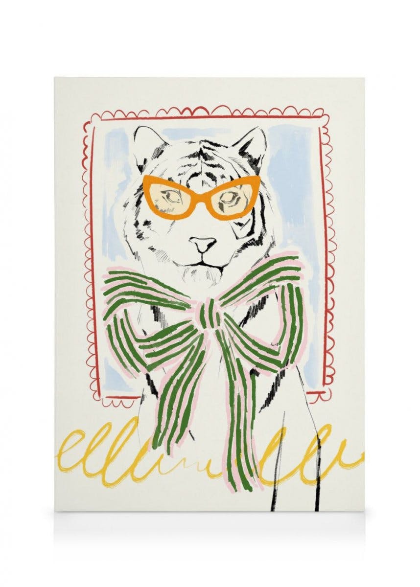 Canvastavlor Chic Tiger Canvastavla (30x40 cm)