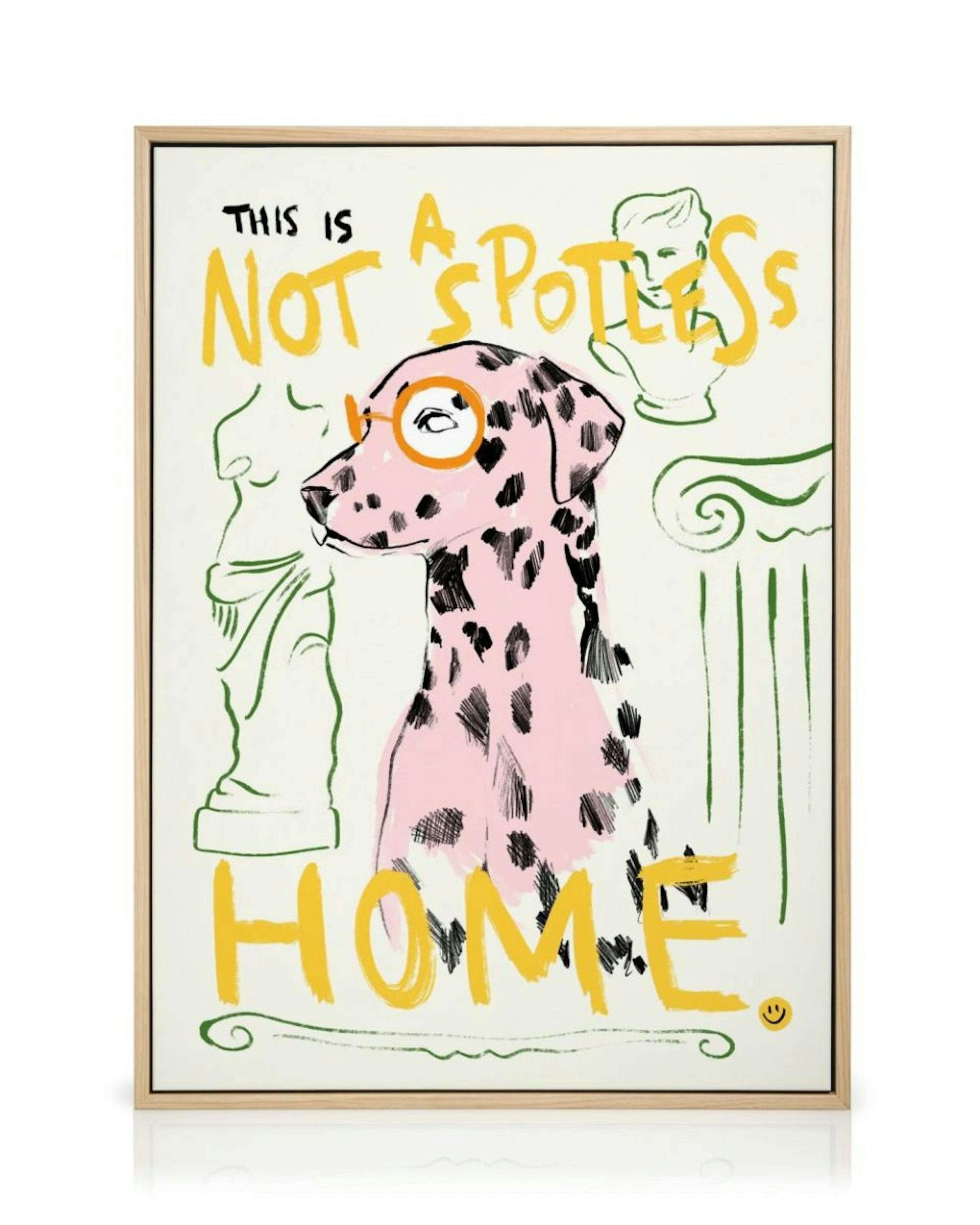 Not a Spotless Home Canvas print