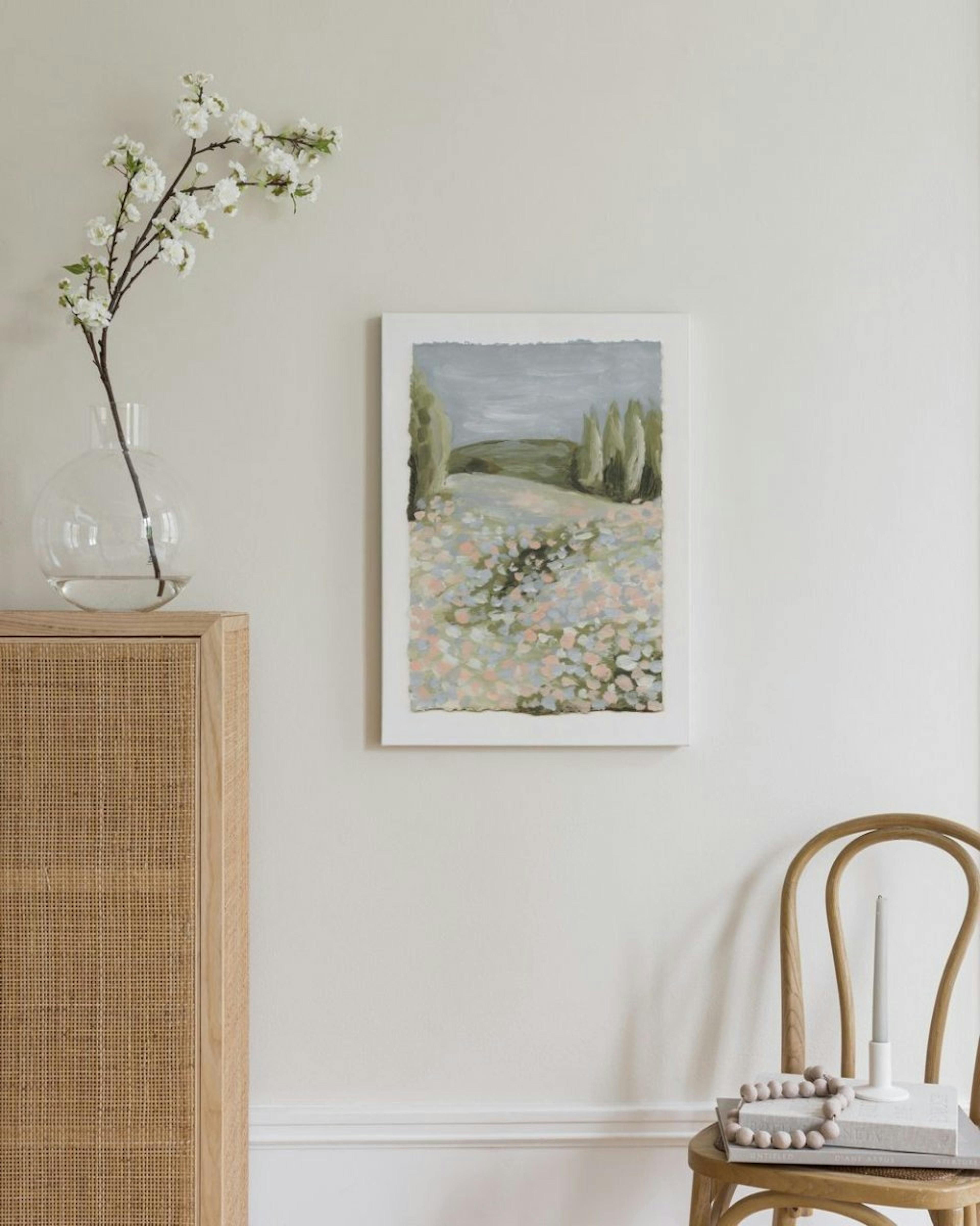 Floral Landscape Canvas print