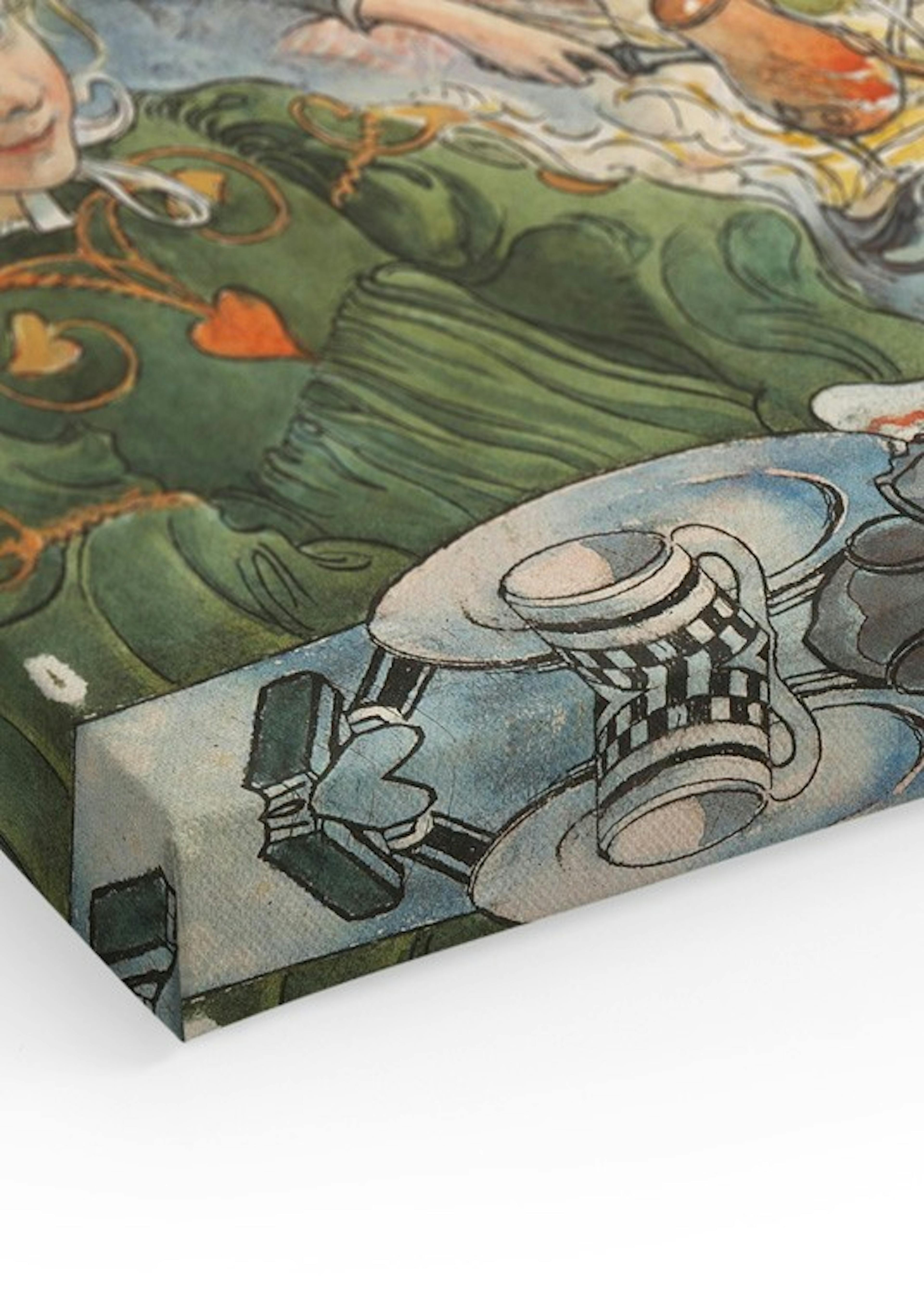 Carl Larsson - Crayfishing Obraz na plátně