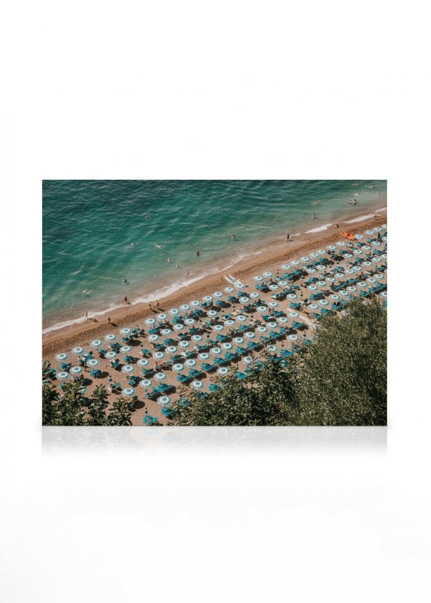 Canvas Prints Positano Beach Front Canvas print (30x40 cm)