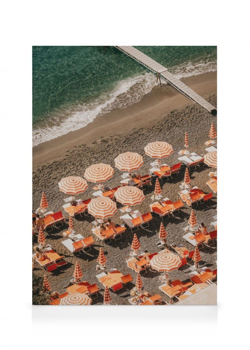 Canvas Prints Positano Beach Club Canvas print (30x40 cm)