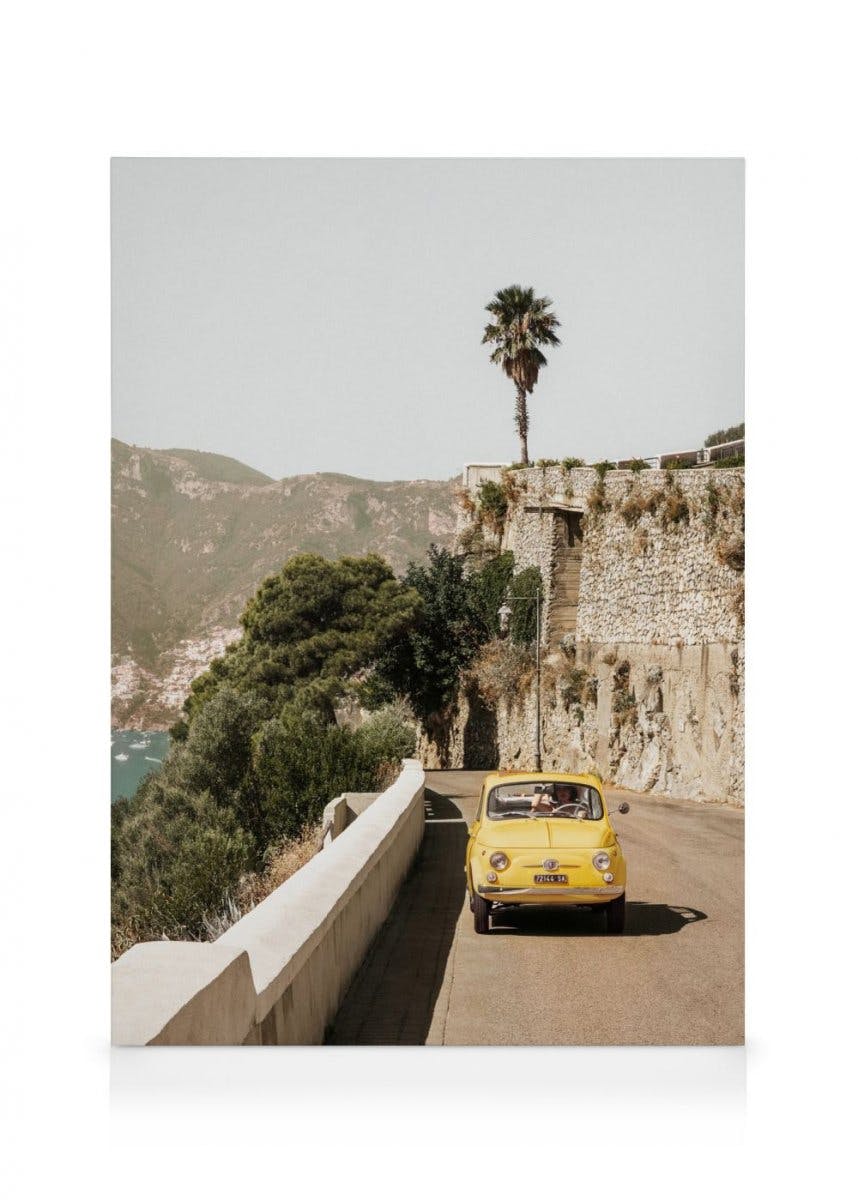 Amalfi Drive Toile (70x100 cm - Cadre noir) - Photographies