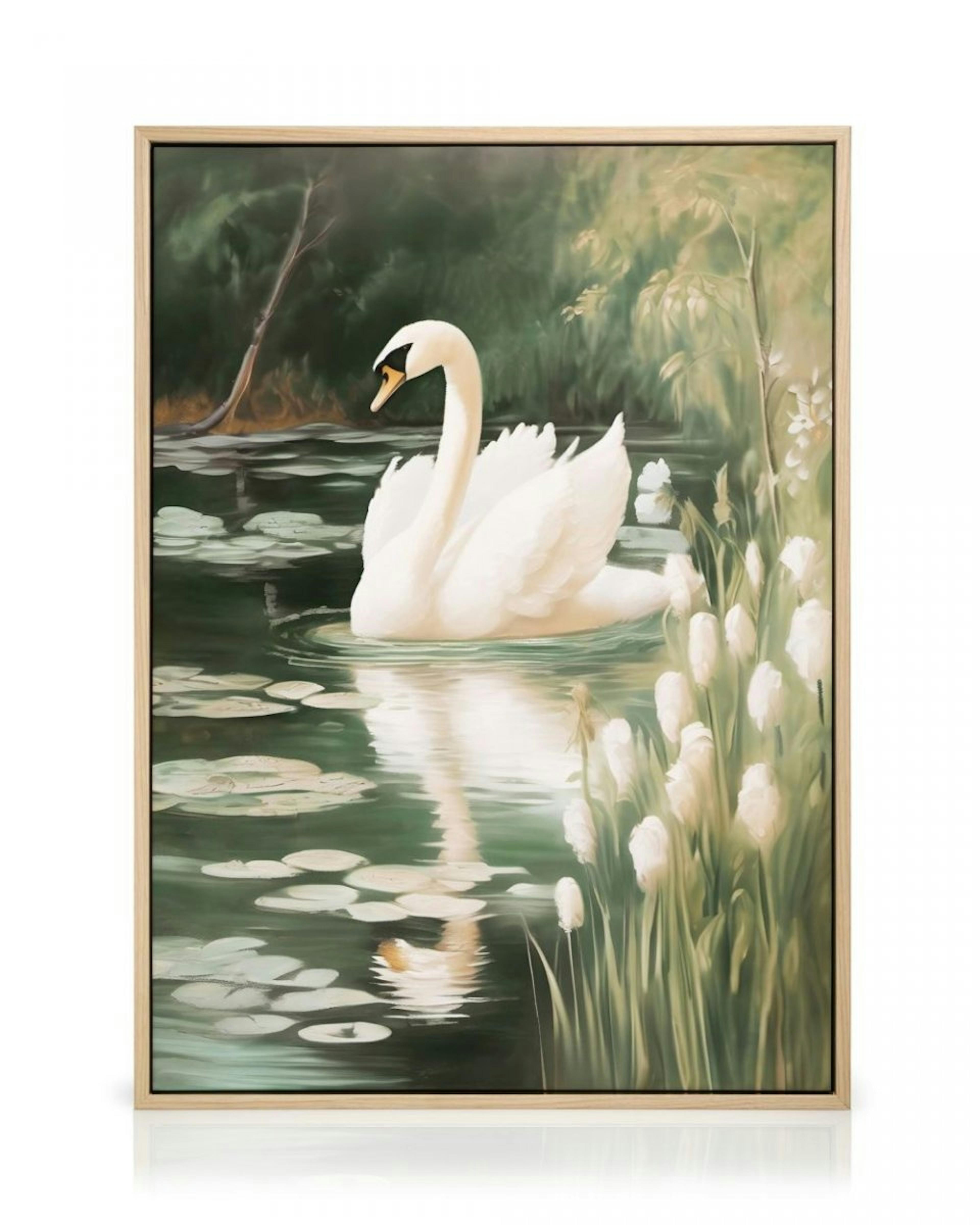 Majestic Swan Canvastavla