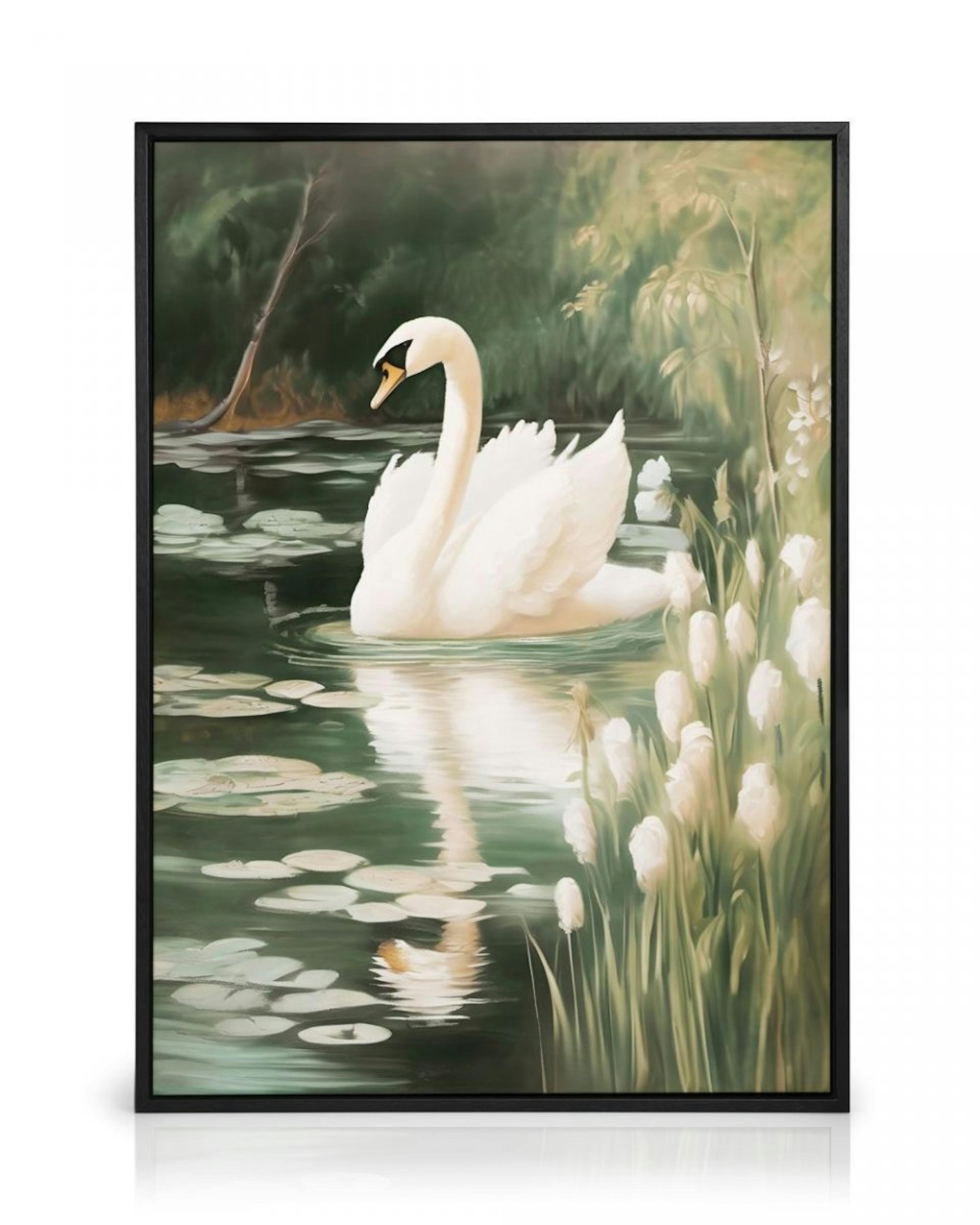 Majestic Swan Obraz na płótnie