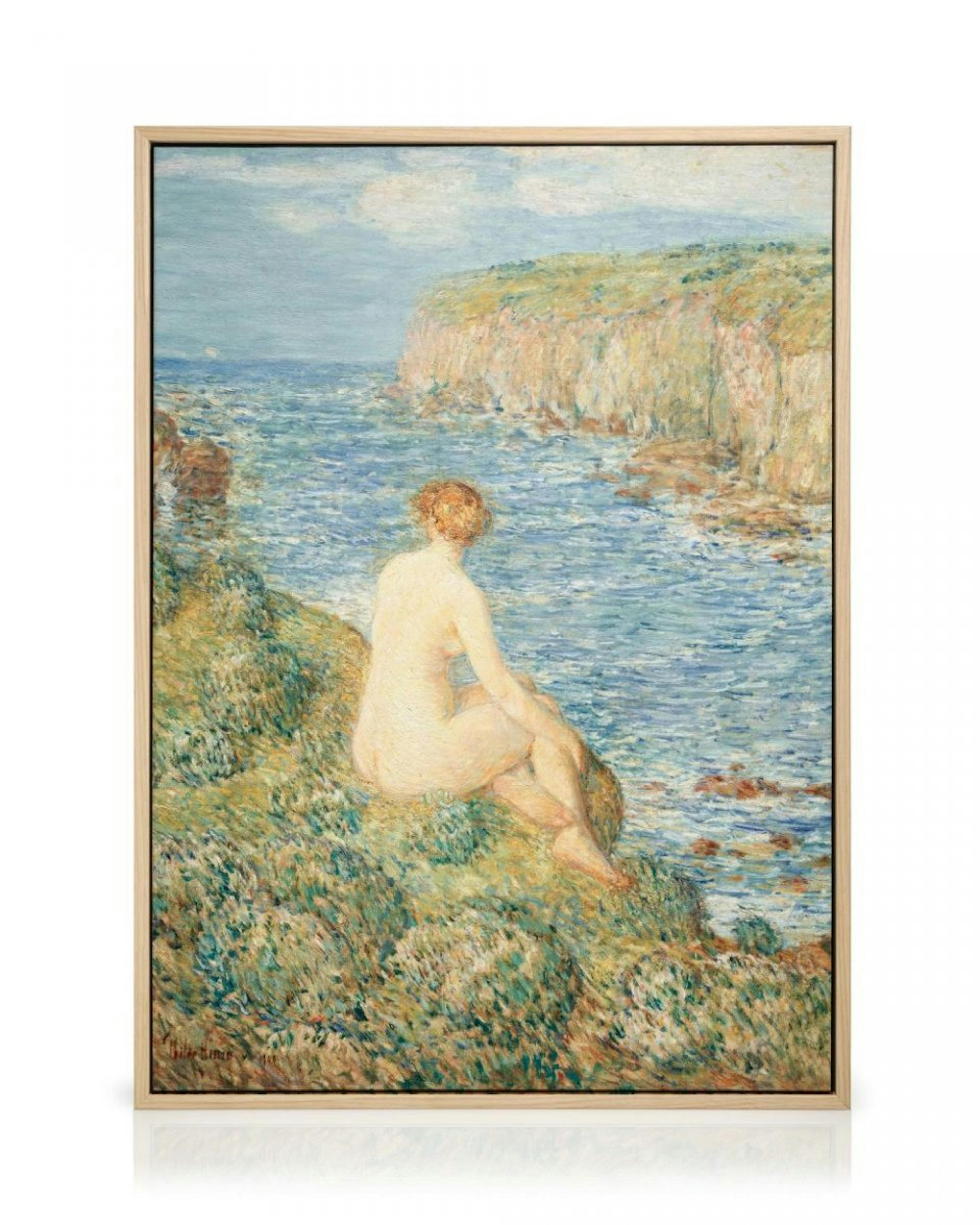 Frederick Childe Hassam - The Nymph and Sea Canvastavla