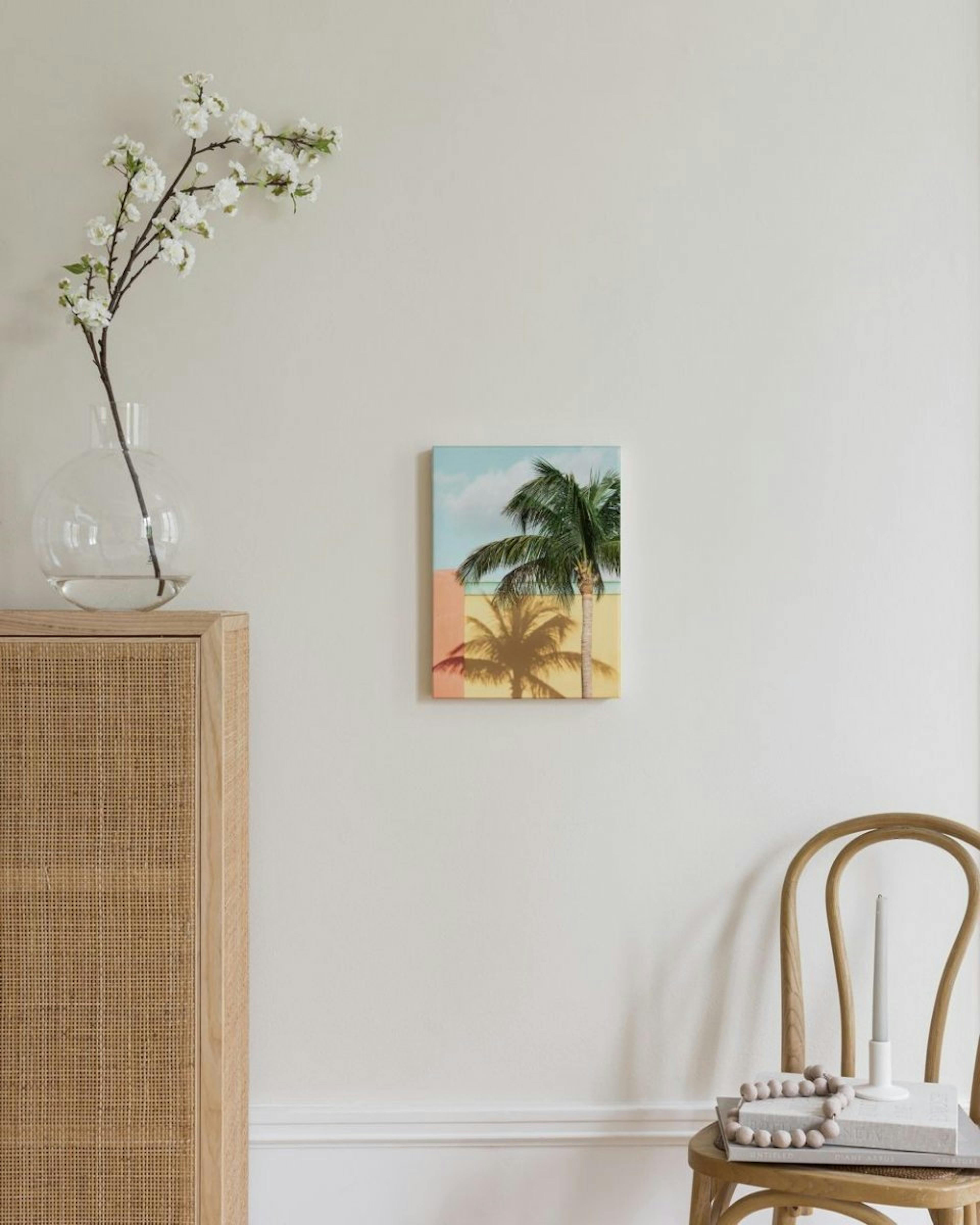 Sun-drenched Palm Canvas