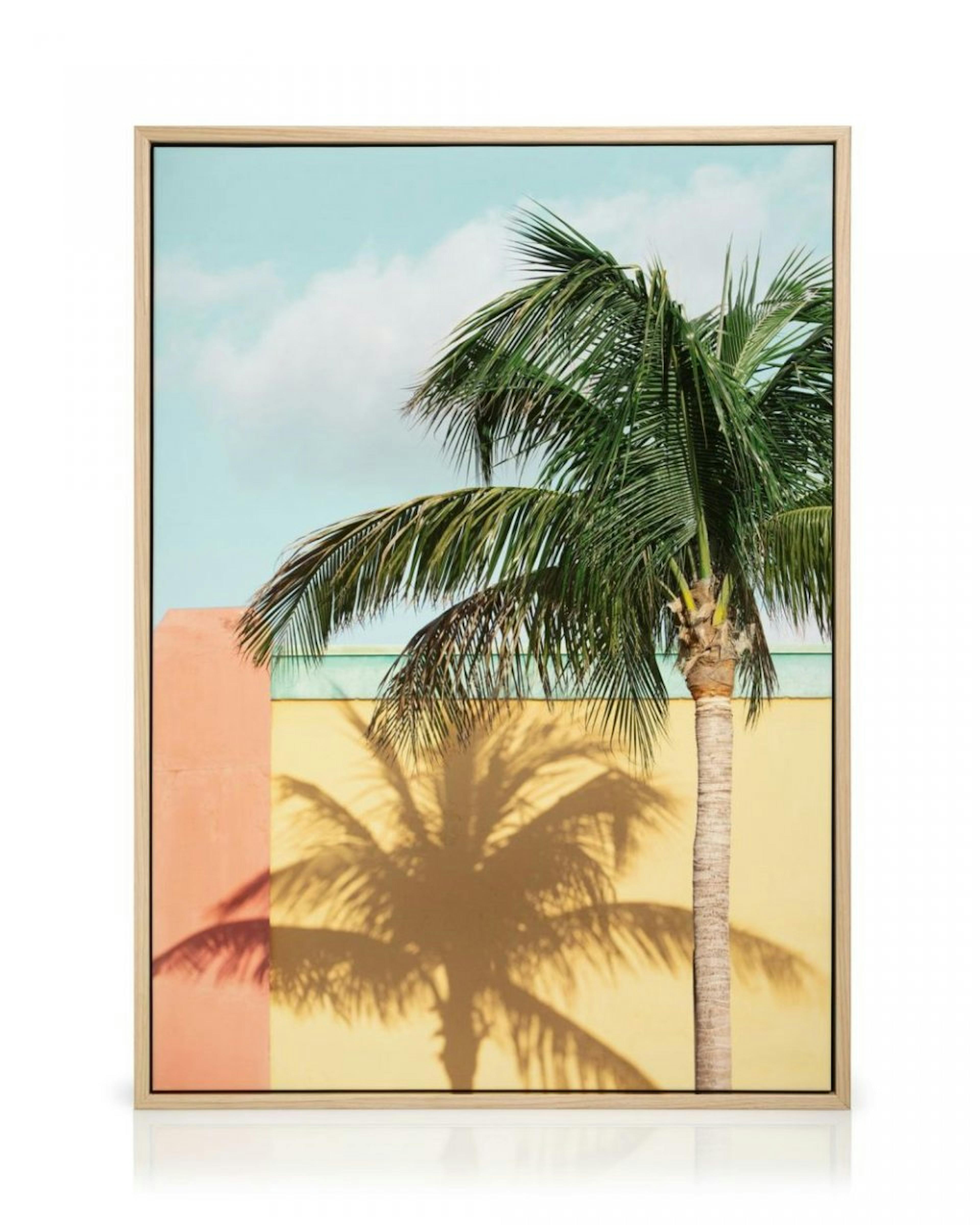Sun-drenched Palm Canvastavla