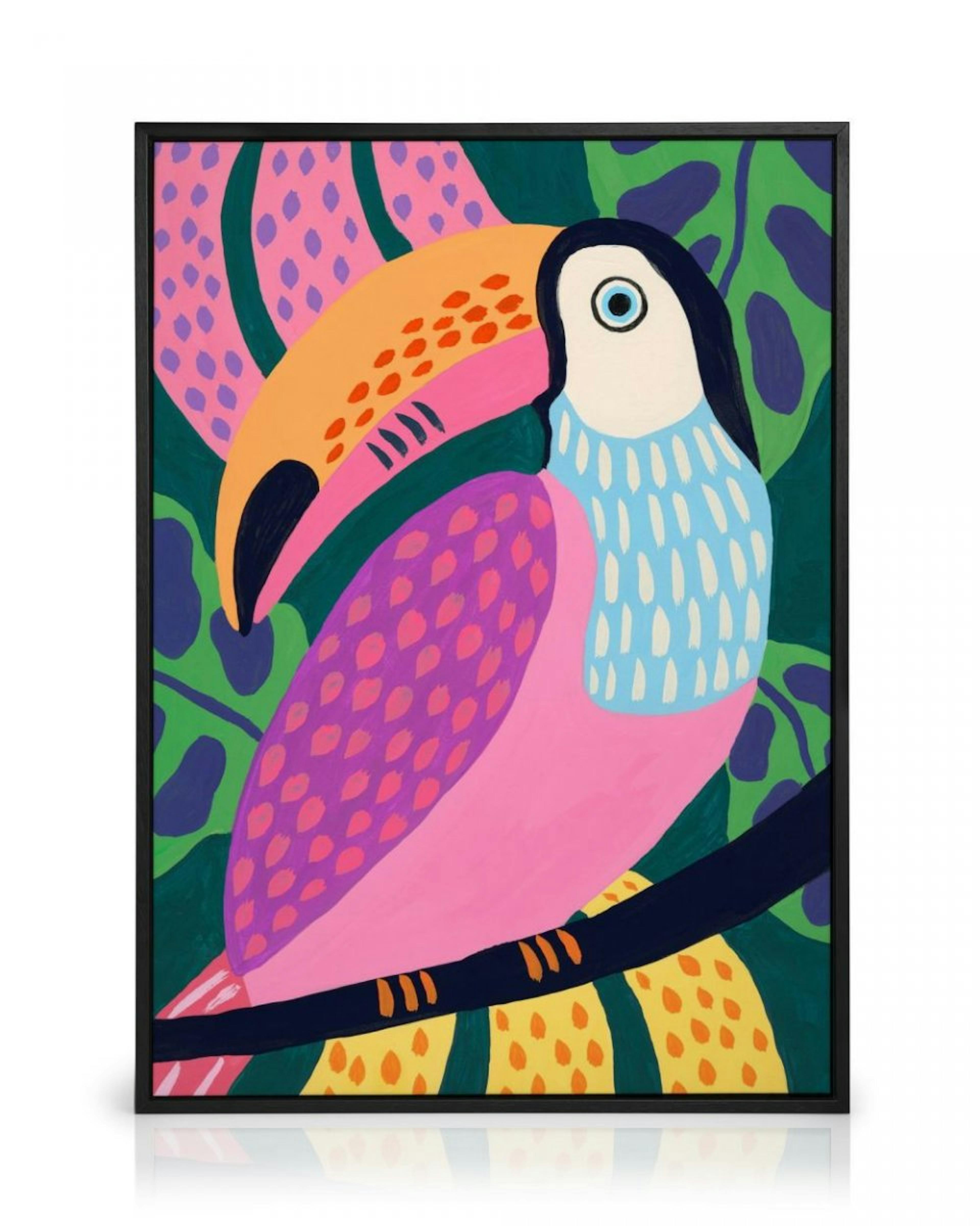 Colorful Toucan Canvastavla