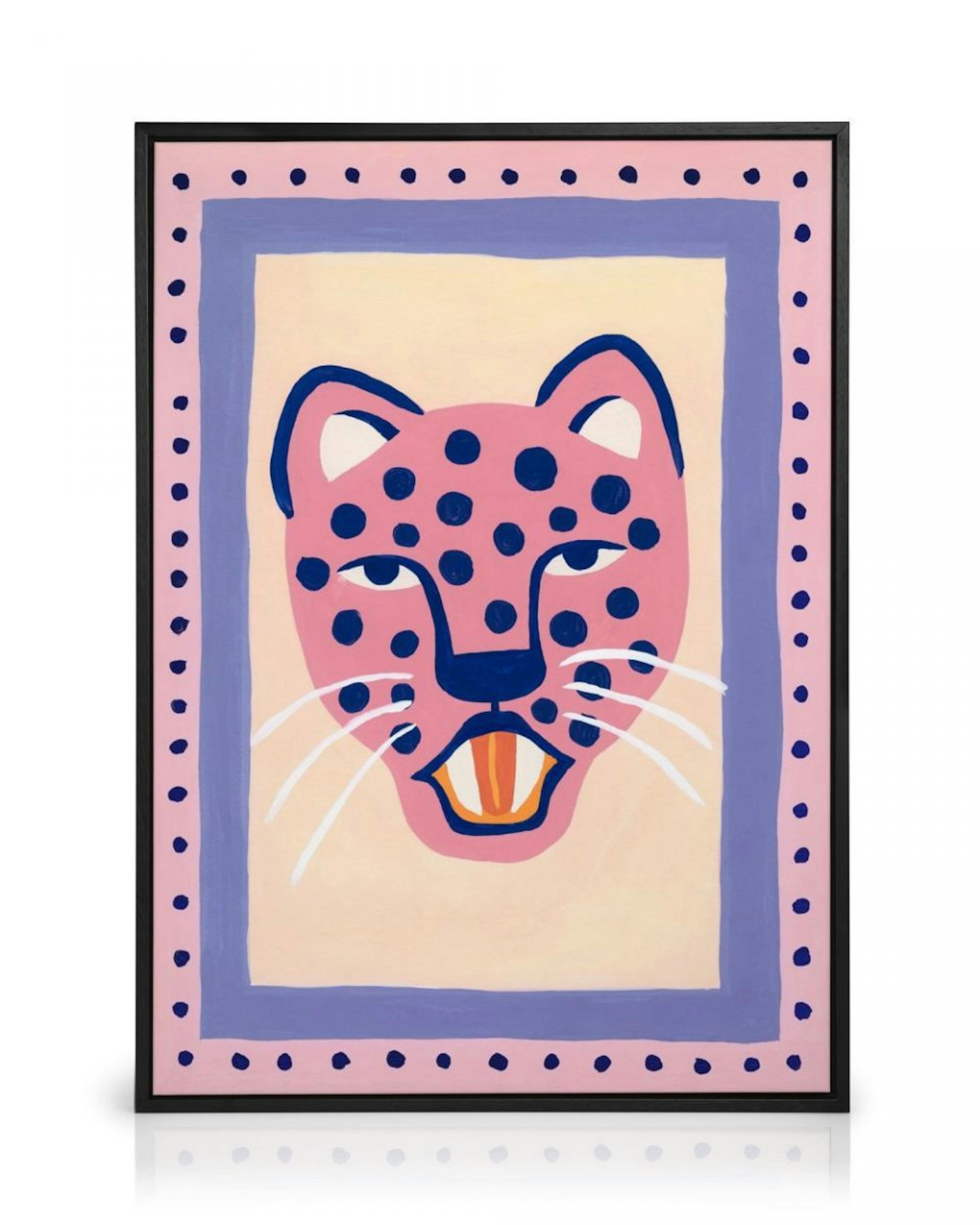 Pink Cheetah Kanvaasi