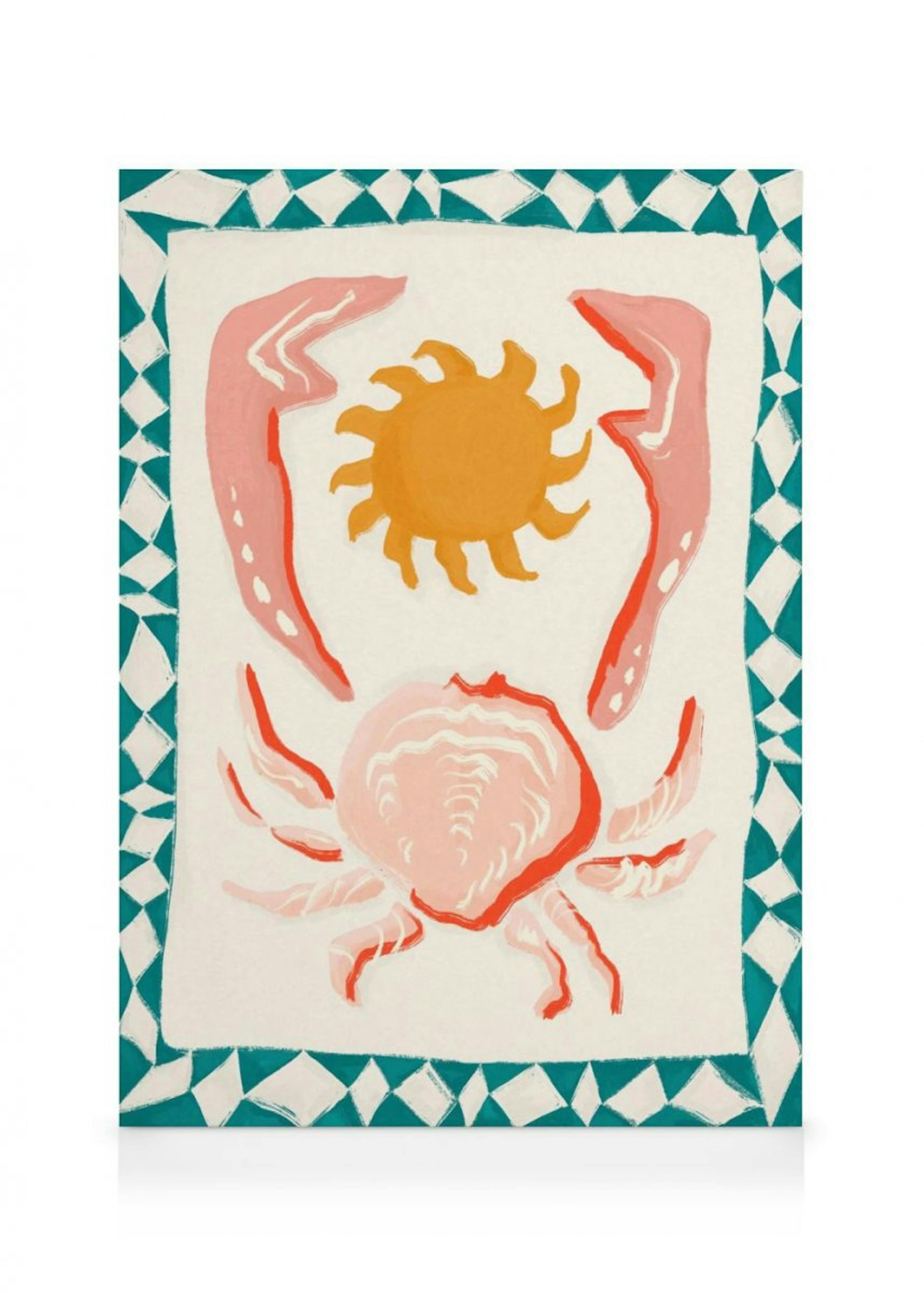 Sun Crab Canvas