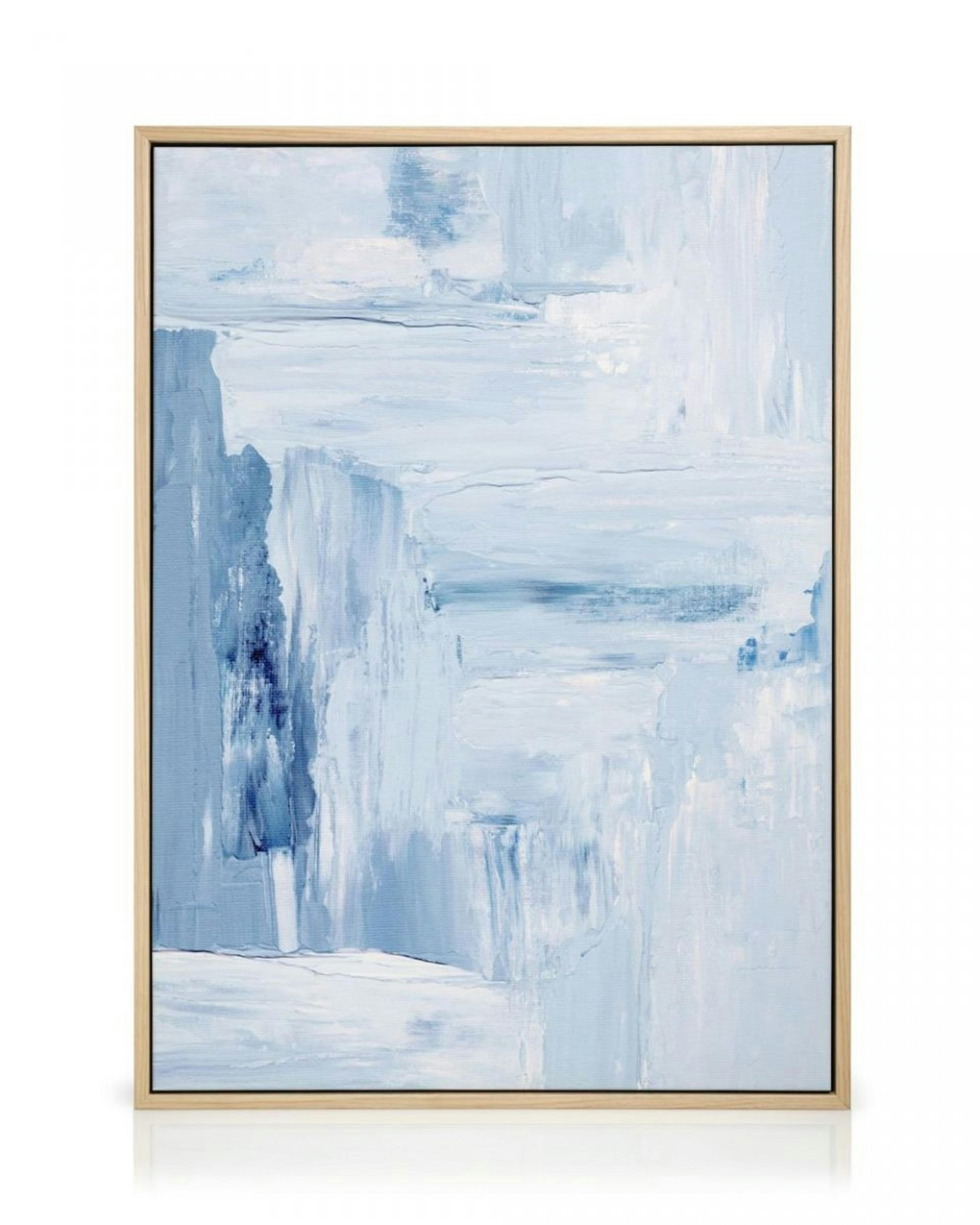 Blue Abstract Painting Obraz na płótnie