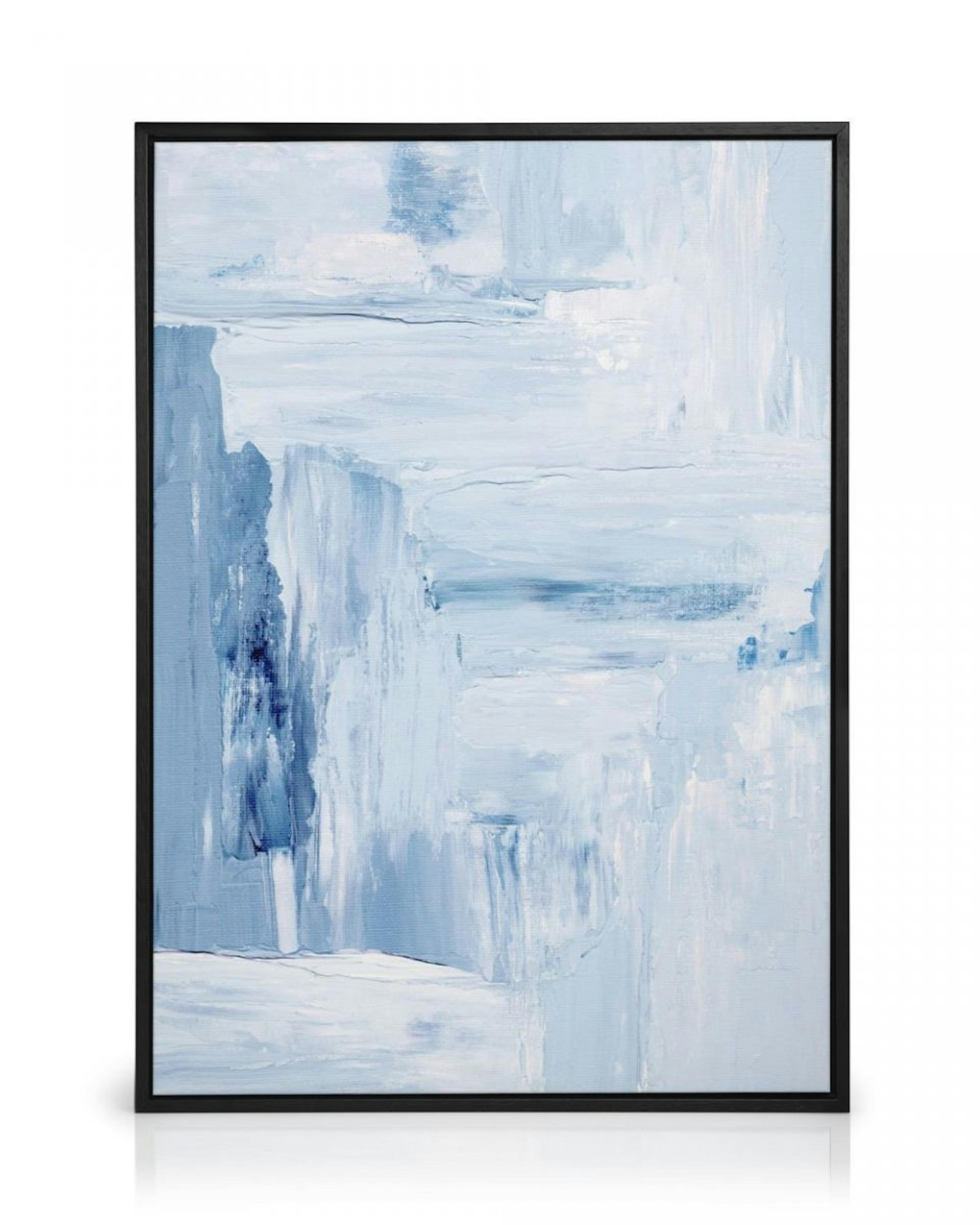 Blue Abstract Painting Leinwandbild