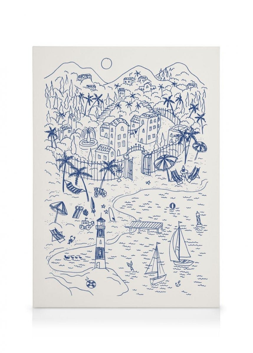 Obrazy na płótnie Seaside Summer Obraz na płótnie (50x70 cm)