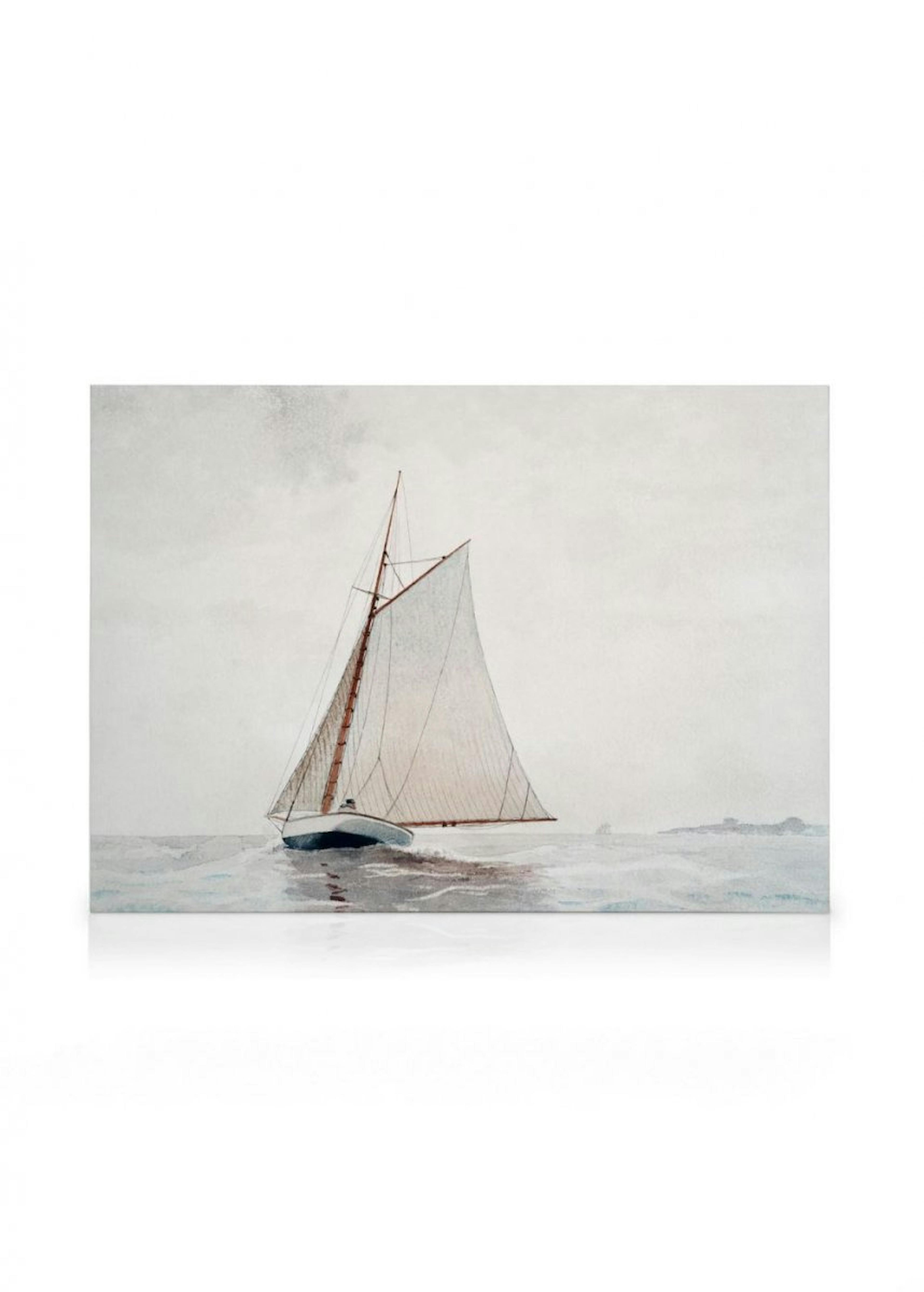 Winslow Homer - Sailing off Gloucester Leinwandbild 0