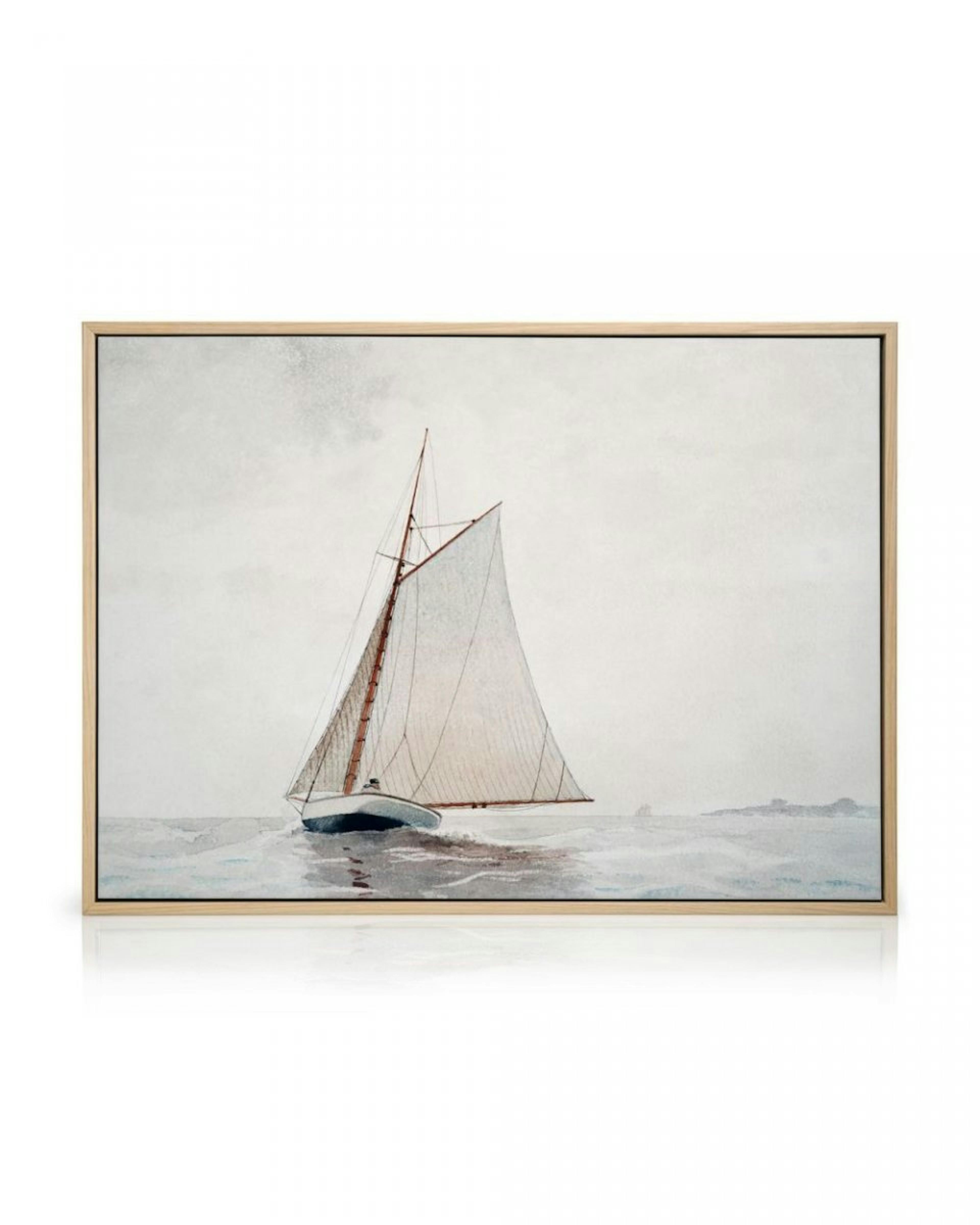 Winslow Homer - Sailing off Gloucester Kanvaasi