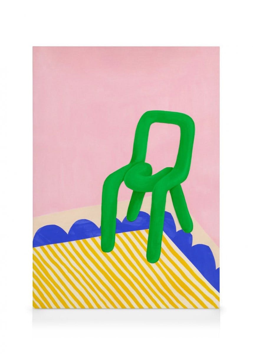 Canvas Prints Bold Chair Canvas (50x70 cm)