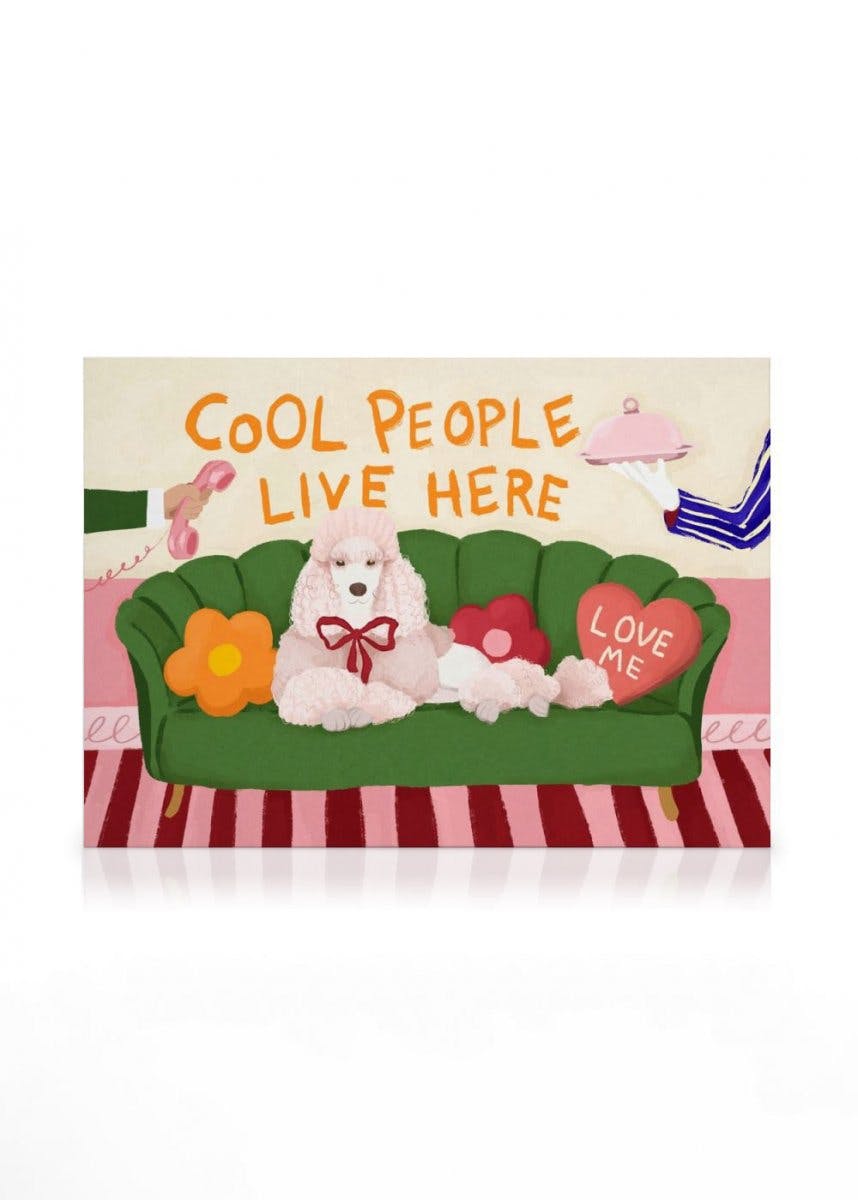 Cool People Canvas (50x70 cm - Fotokaders Eiken)