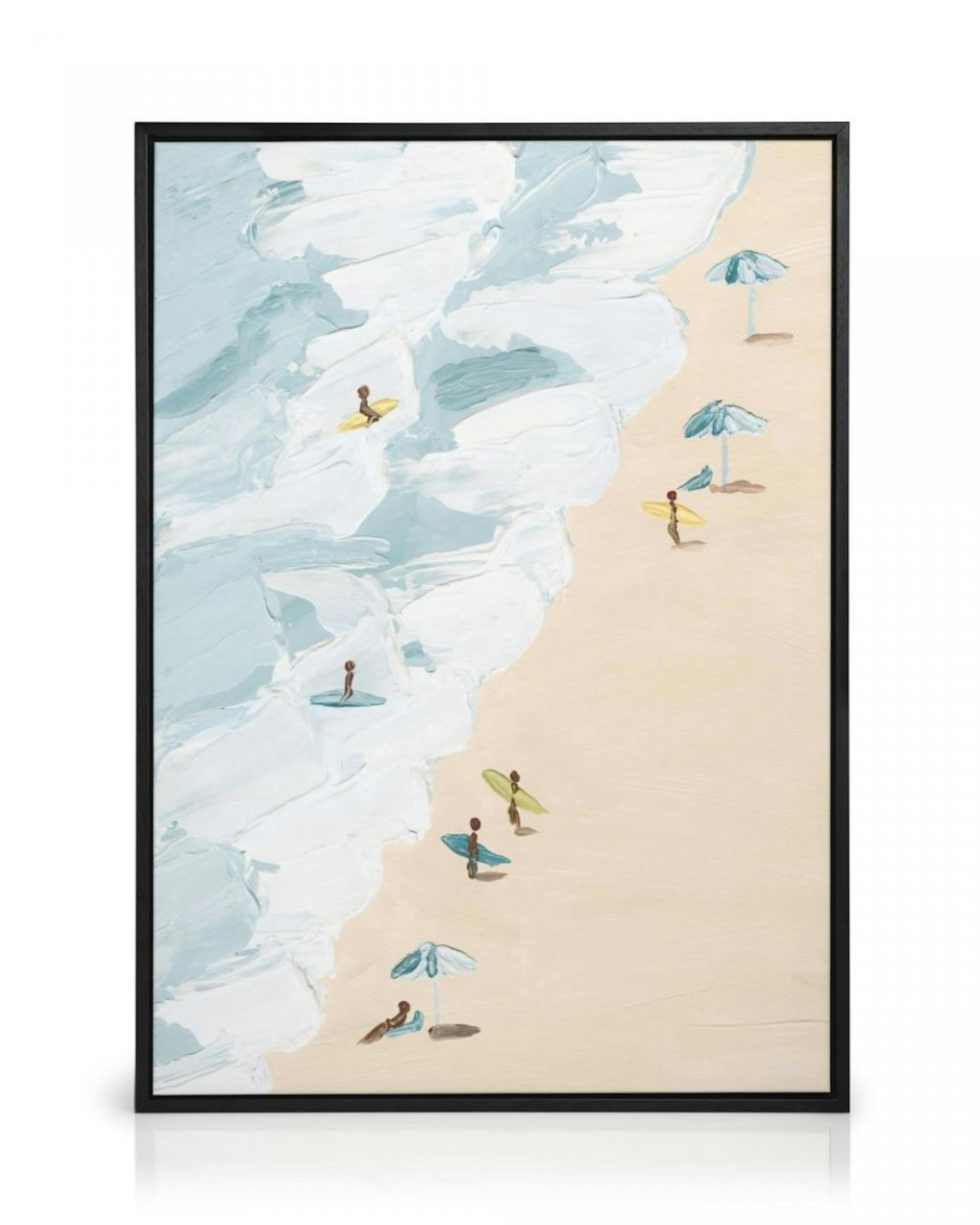 Surfer Beach Canvas