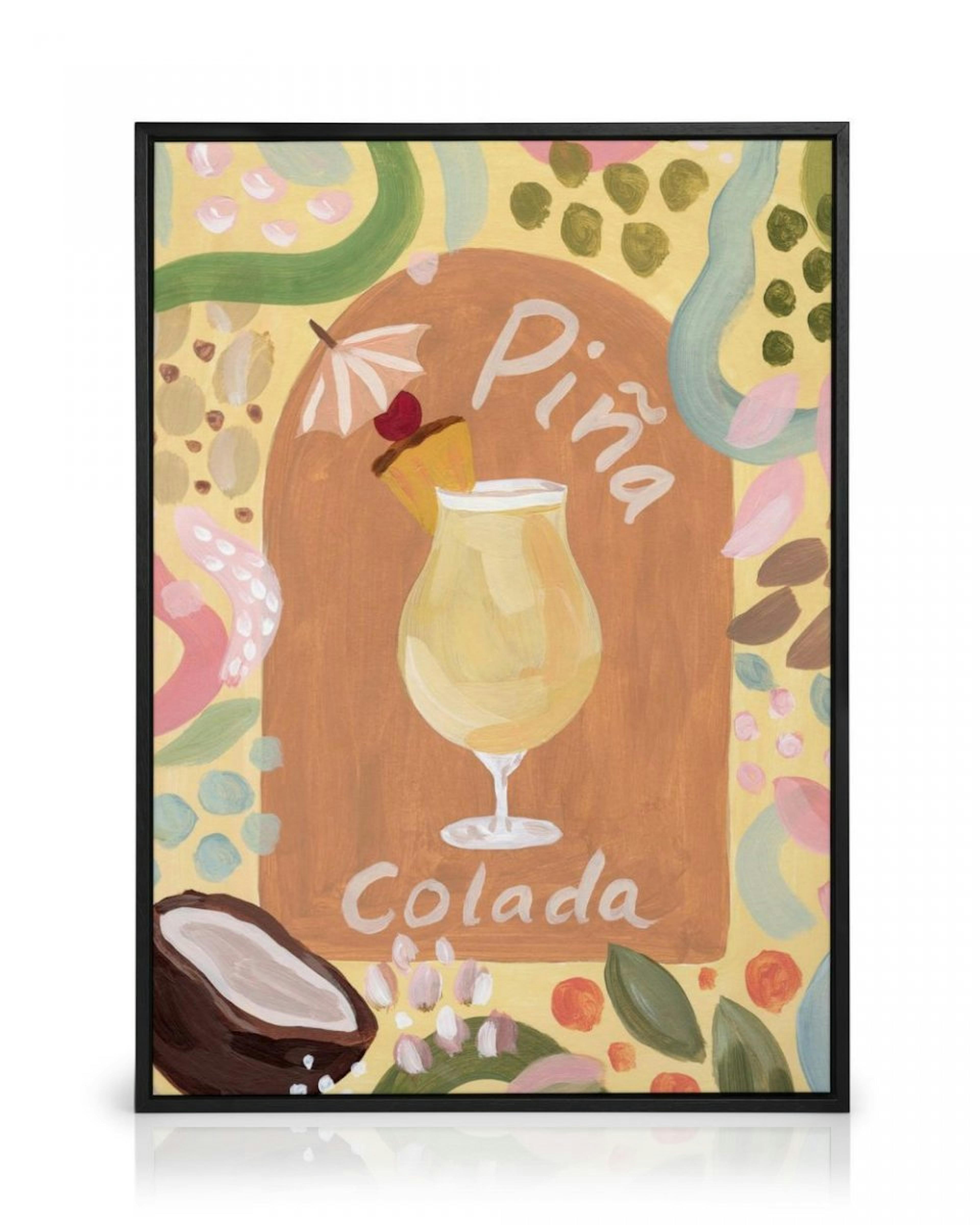 One Piña Colada, Please Canvas