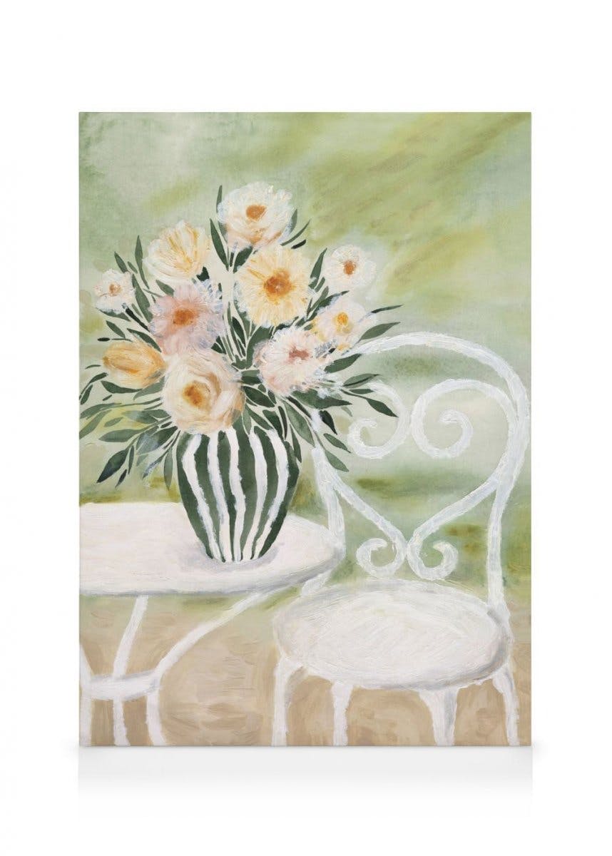 Bouquet From the Garden Obraz na plátne (30x40 cm - Dubový rám)