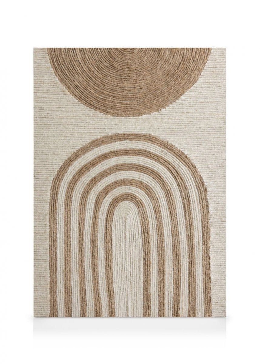 Canvas Schilderijen Crafted Arches Canvas (50x70 cm - Fotolijst Eiken)