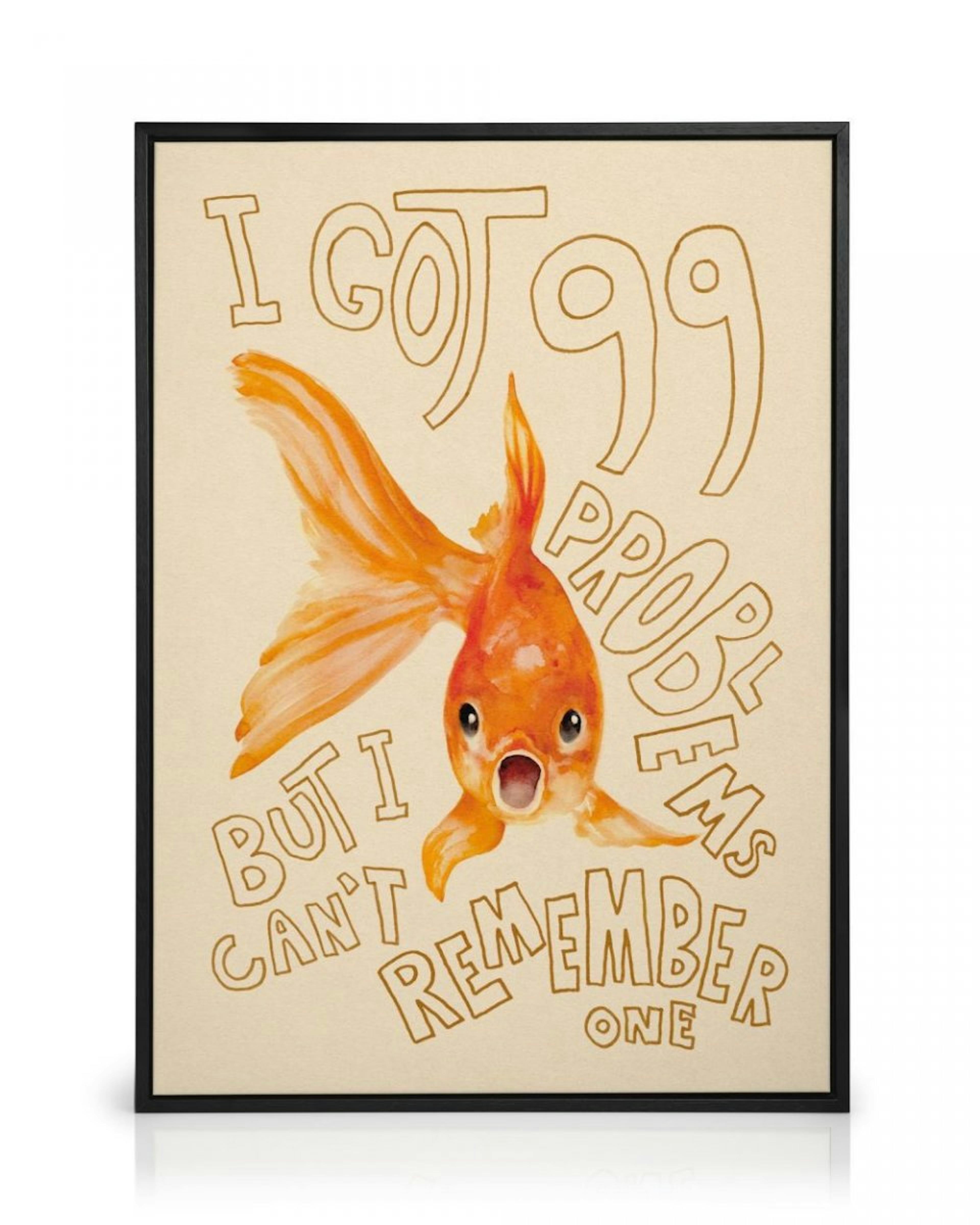 Memory of a Goldfish Leinwandbild