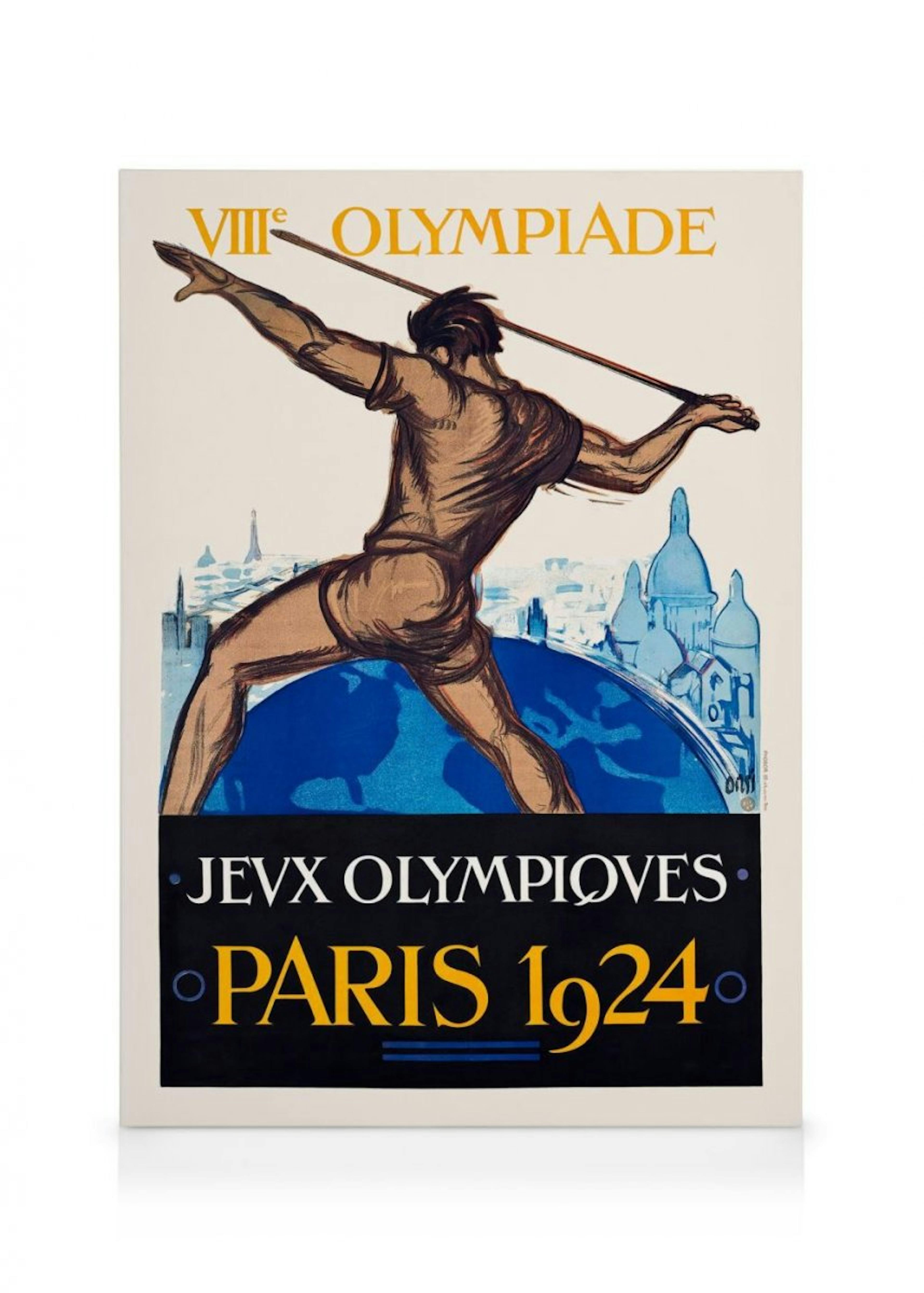Paris 1924 Stampa su Tela