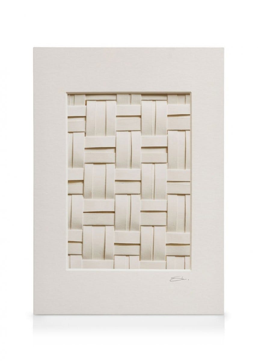 Canvas Prints Tactile Shapes No1 Canvas (30x40 cm - Oak Frame)
