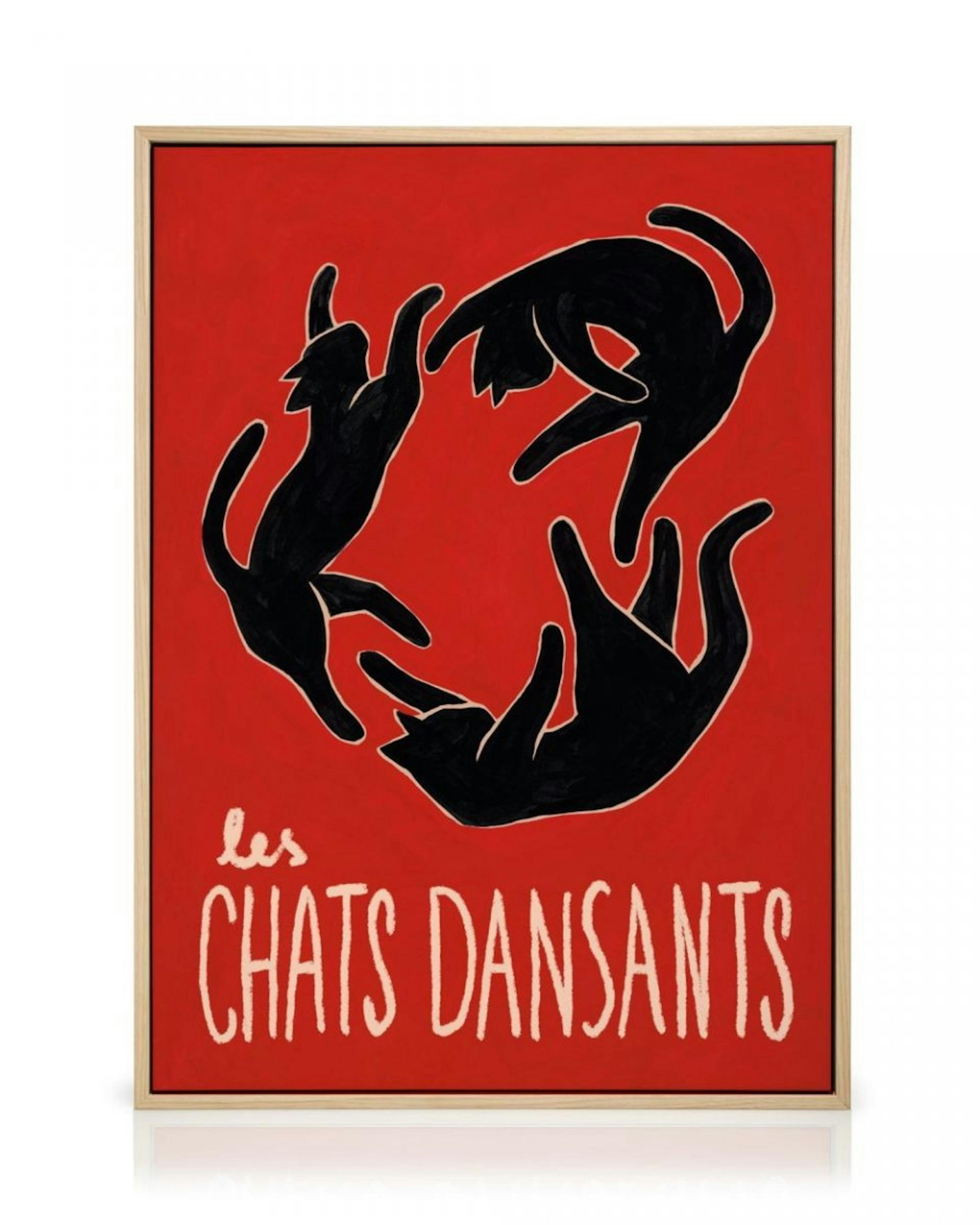 Les Chats Dansants Obraz na plátne