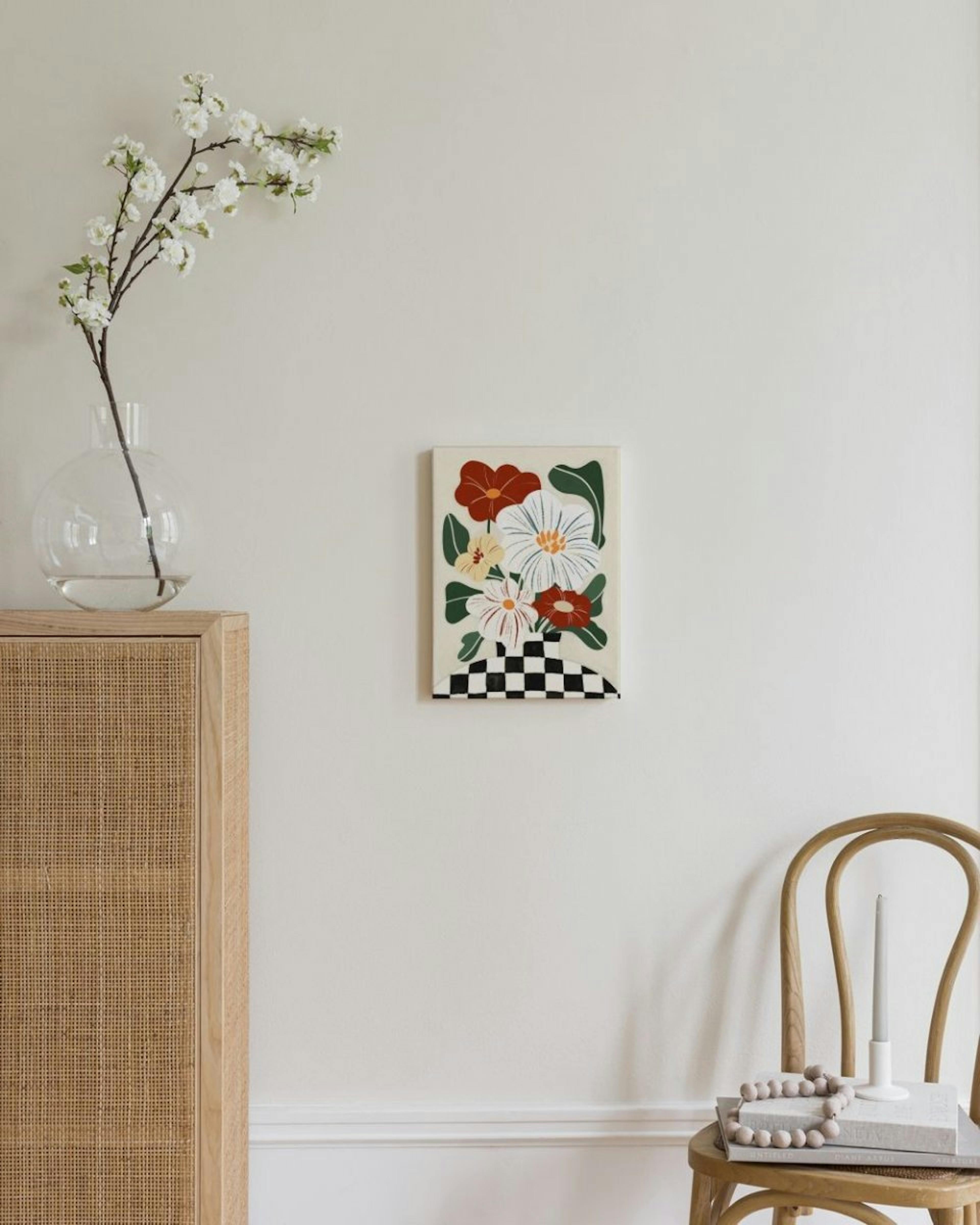 Chess Bouquet Canvas