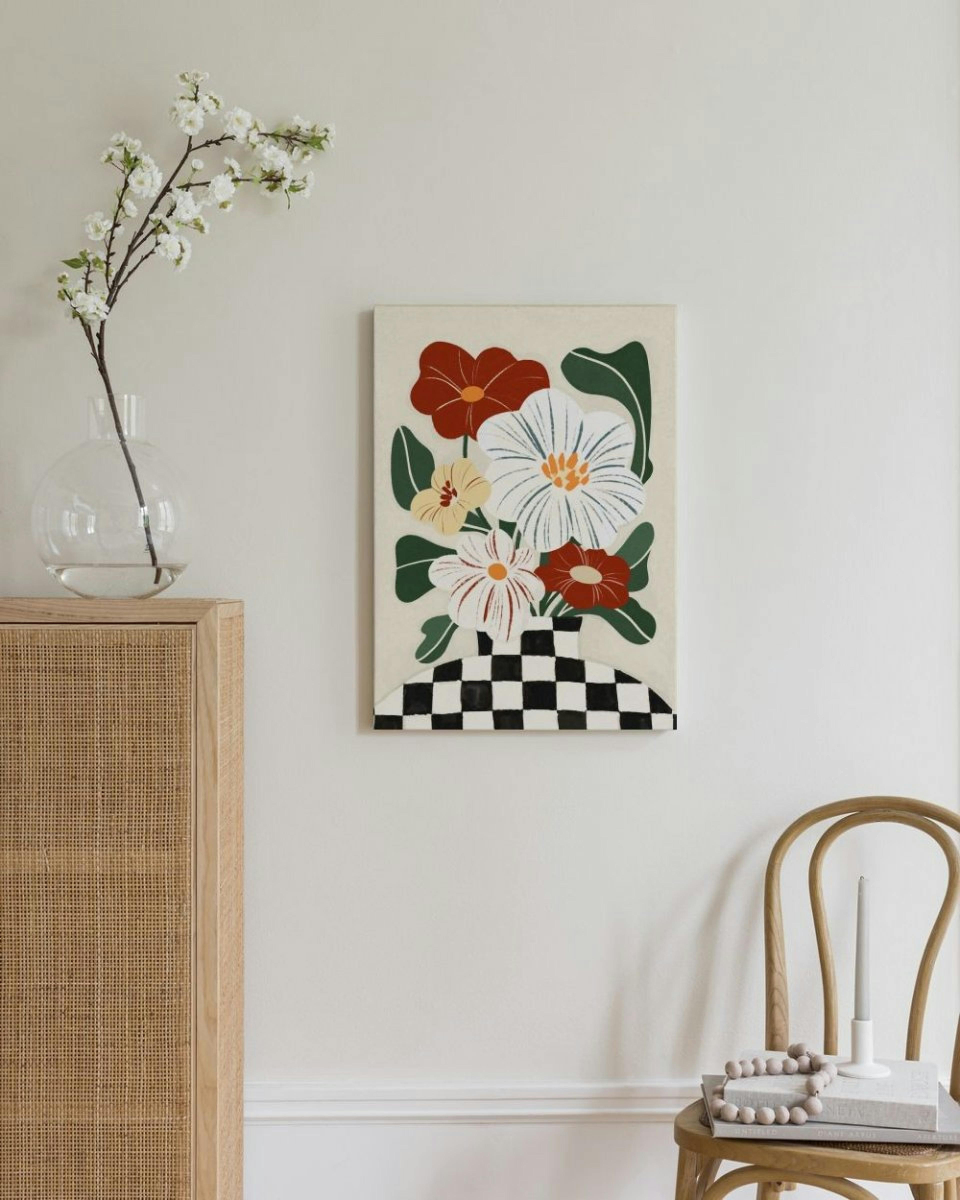 Chess Bouquet Canvas