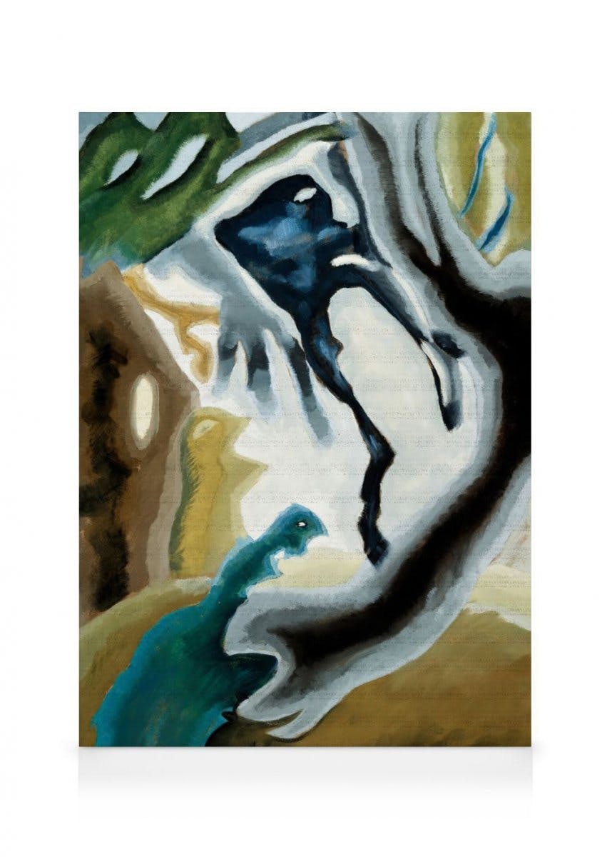 Canvastavlor Arthur Dove - Barnyard Fantasy Canvastavla (70x100 cm - Ekram)
