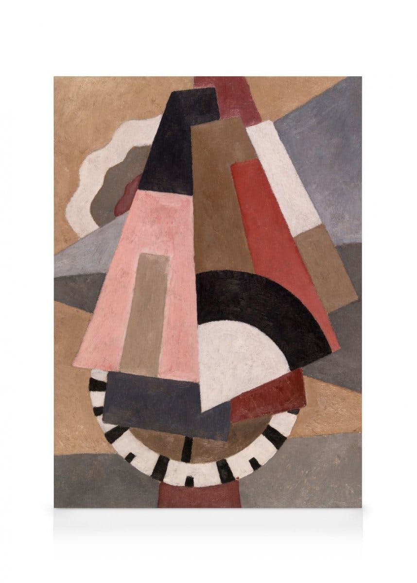Canvas Prints Marsden Hartley - Provincetown Canvas (50x70 cm - Black Frame)